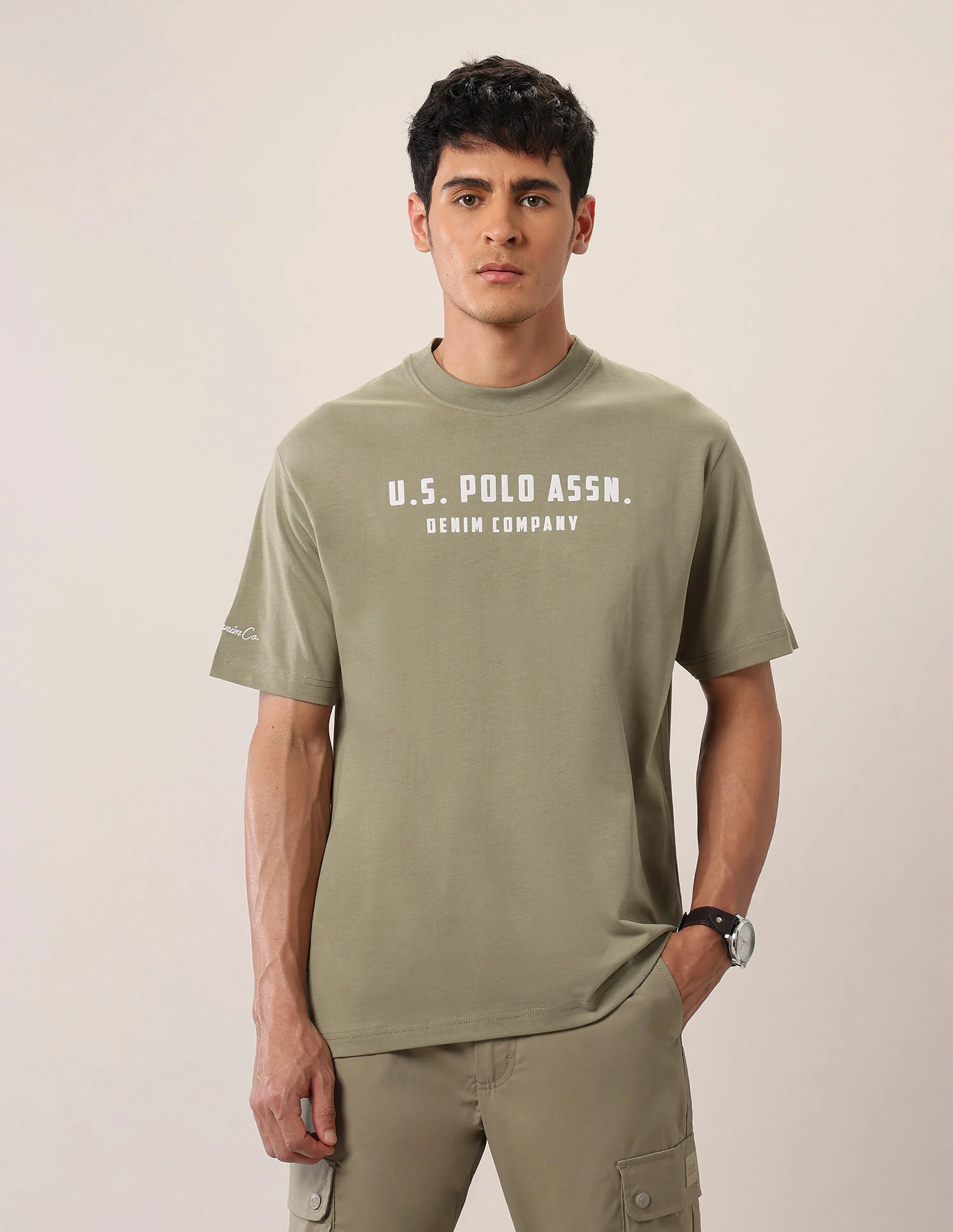 Brand Printed Oversized Fit T-Shirt - Image 6