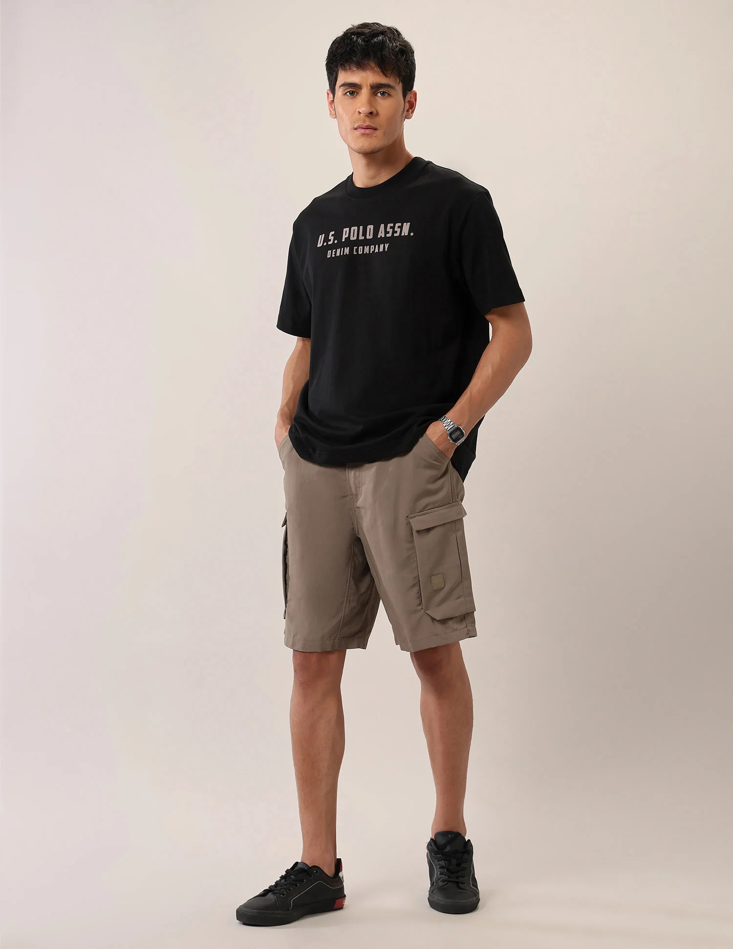 Brand Printed Oversized Fit T-Shirt - Image 3