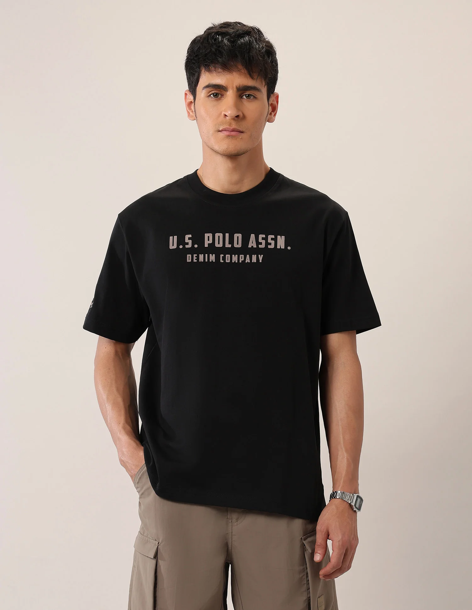 Brand Printed Oversized Fit T-Shirt - Image 6