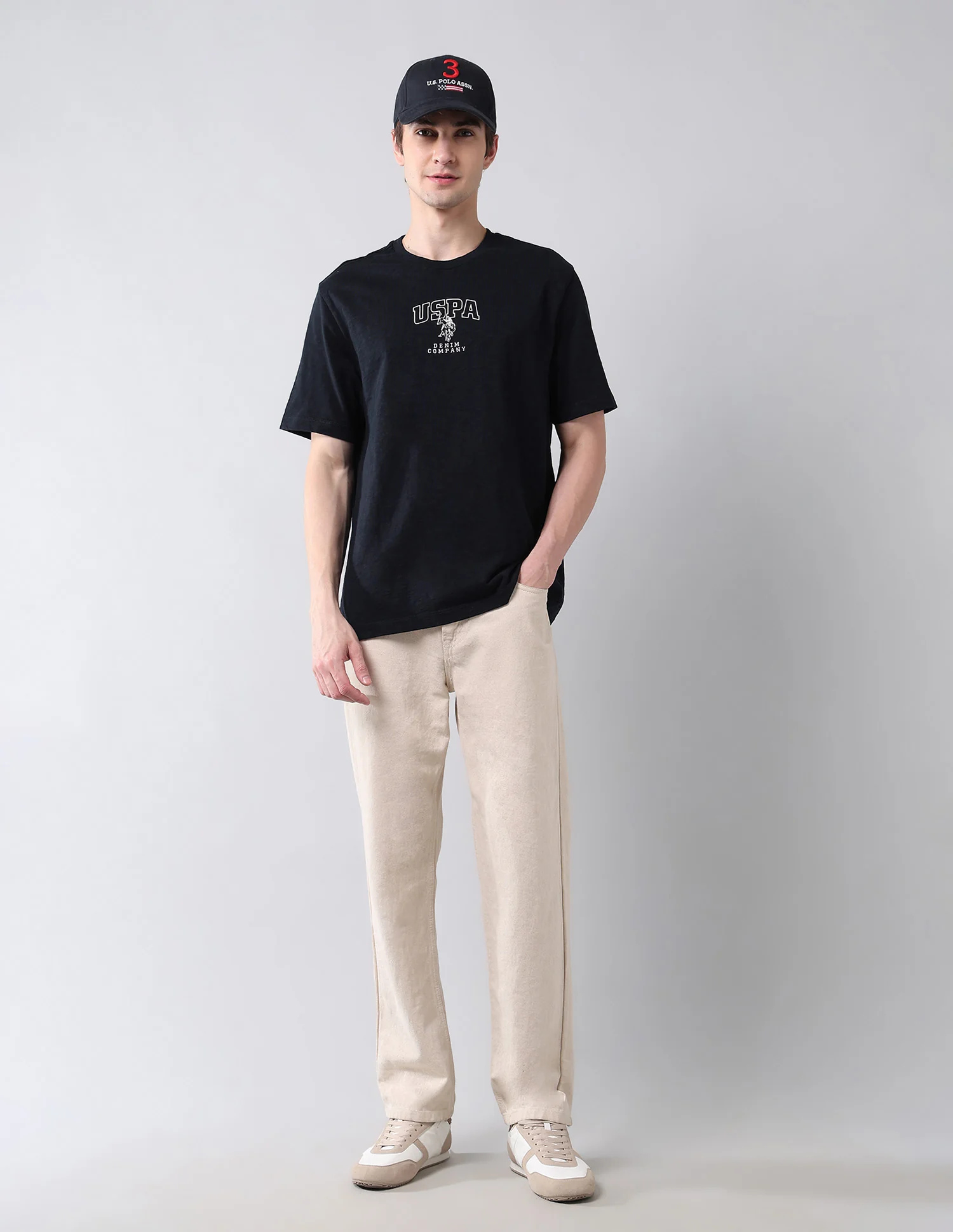 Brand Printed Pure Cotton Americana T-Shirt - Image 3