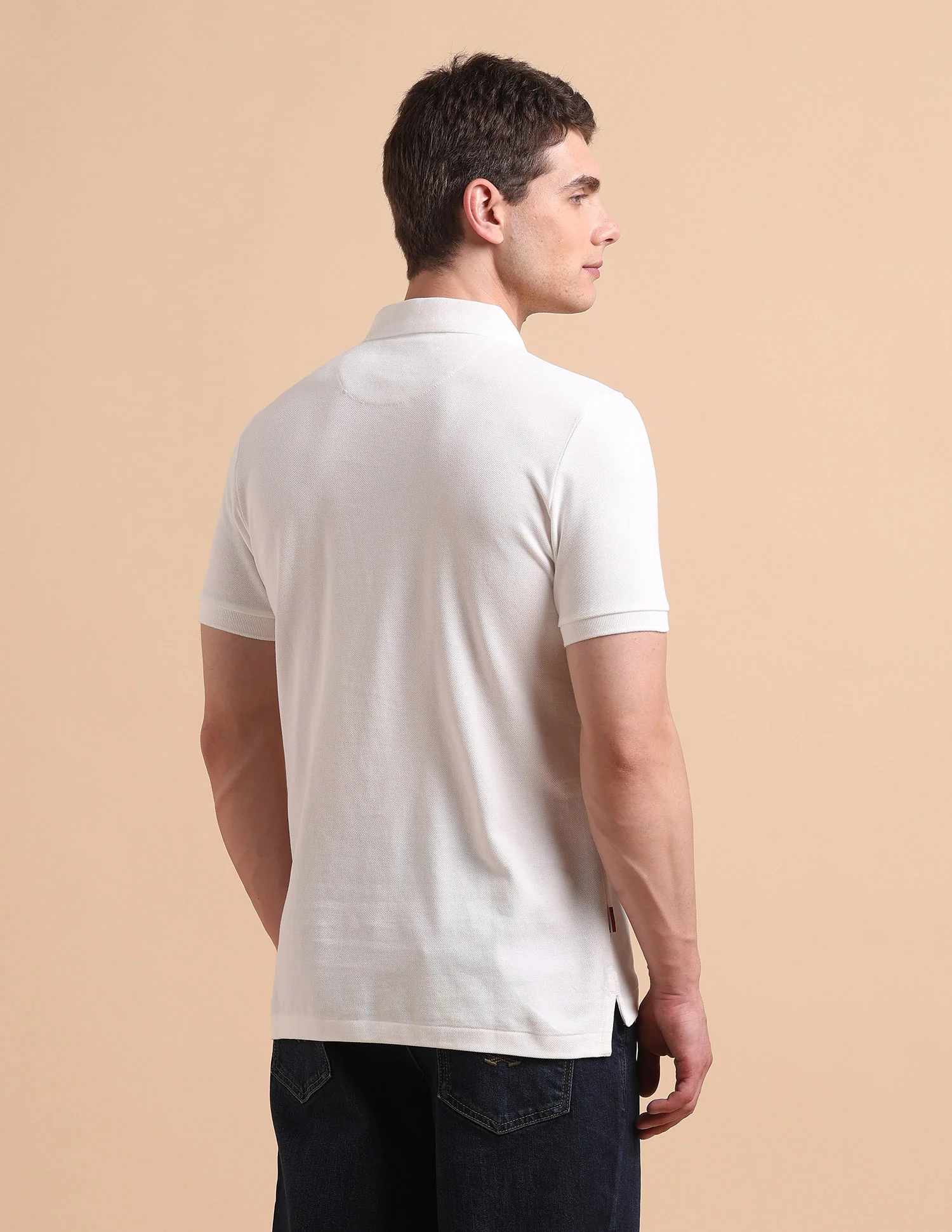 Brand Printed Pure Cotton Polo Shirt - Image 5