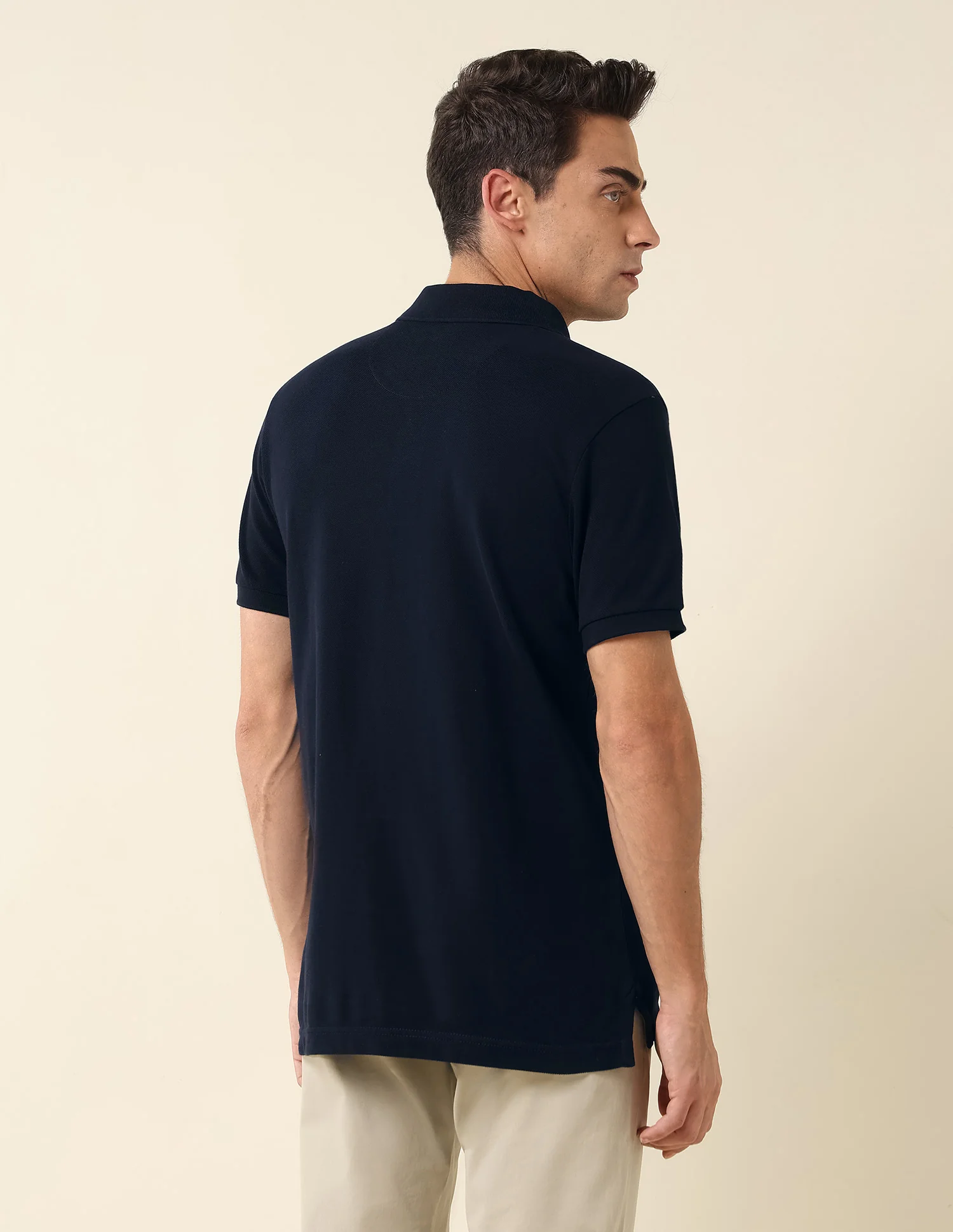 Brand Printed Pure Cotton Polo Shirt - Image 5