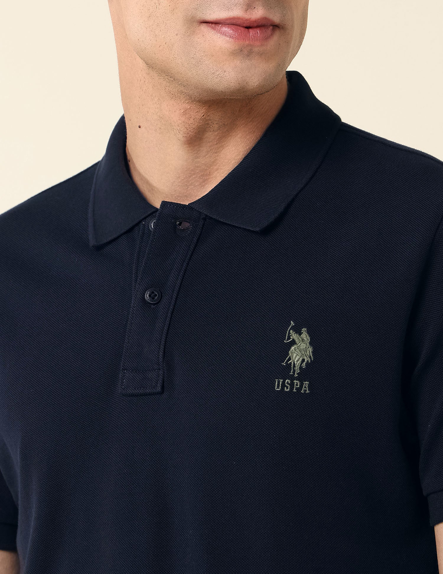 Brand Printed Pure Cotton Polo Shirt - Image 7