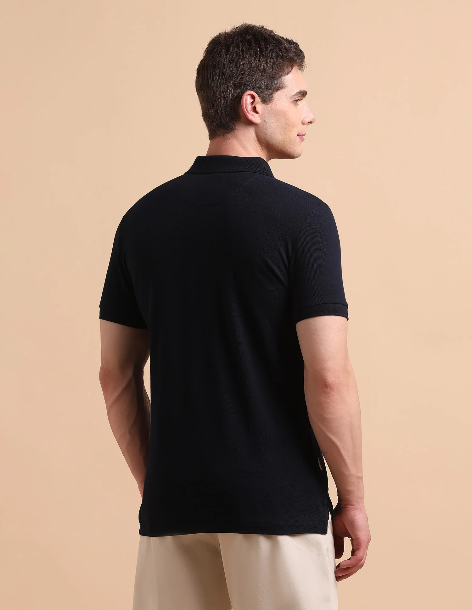 Brand Printed Pure Cotton Polo Shirt - Image 5