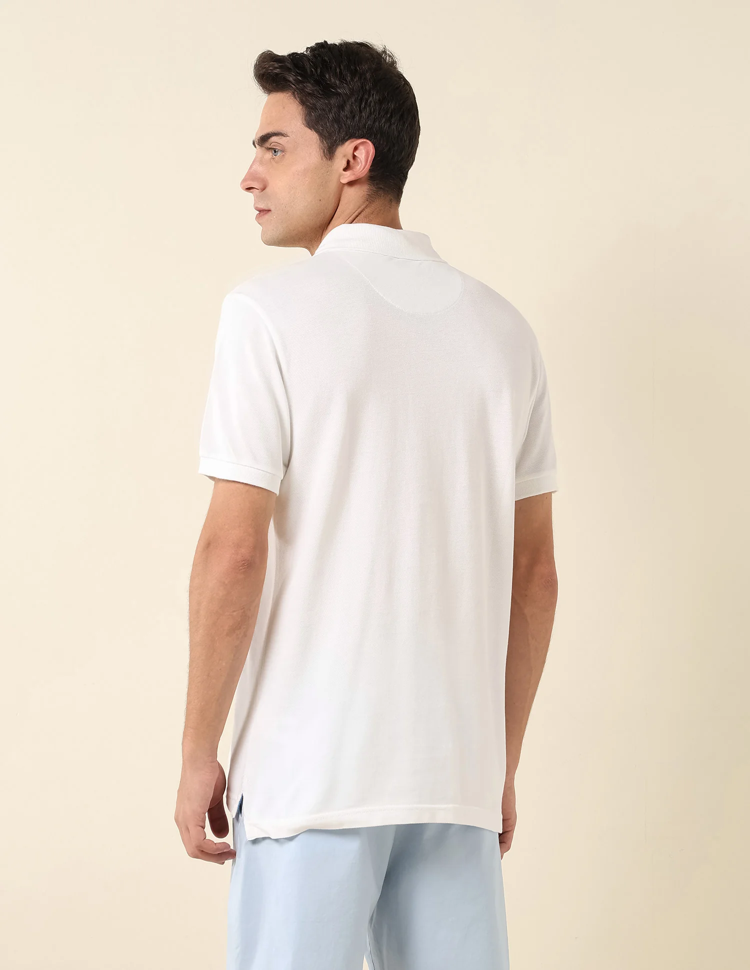 Brand Printed Pure Cotton Polo Shirt - Image 5