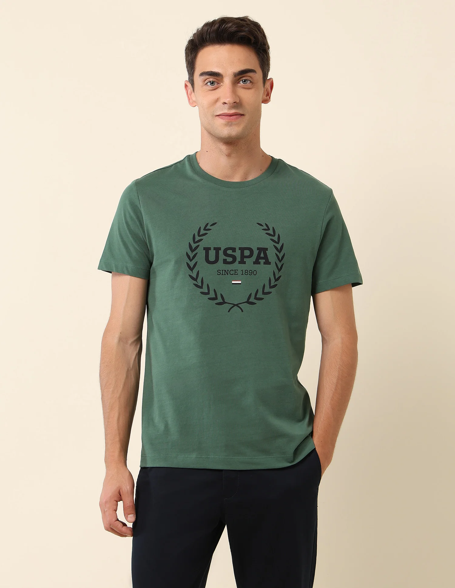 Brand Printed Pure Cotton T-Shirt - Image 6
