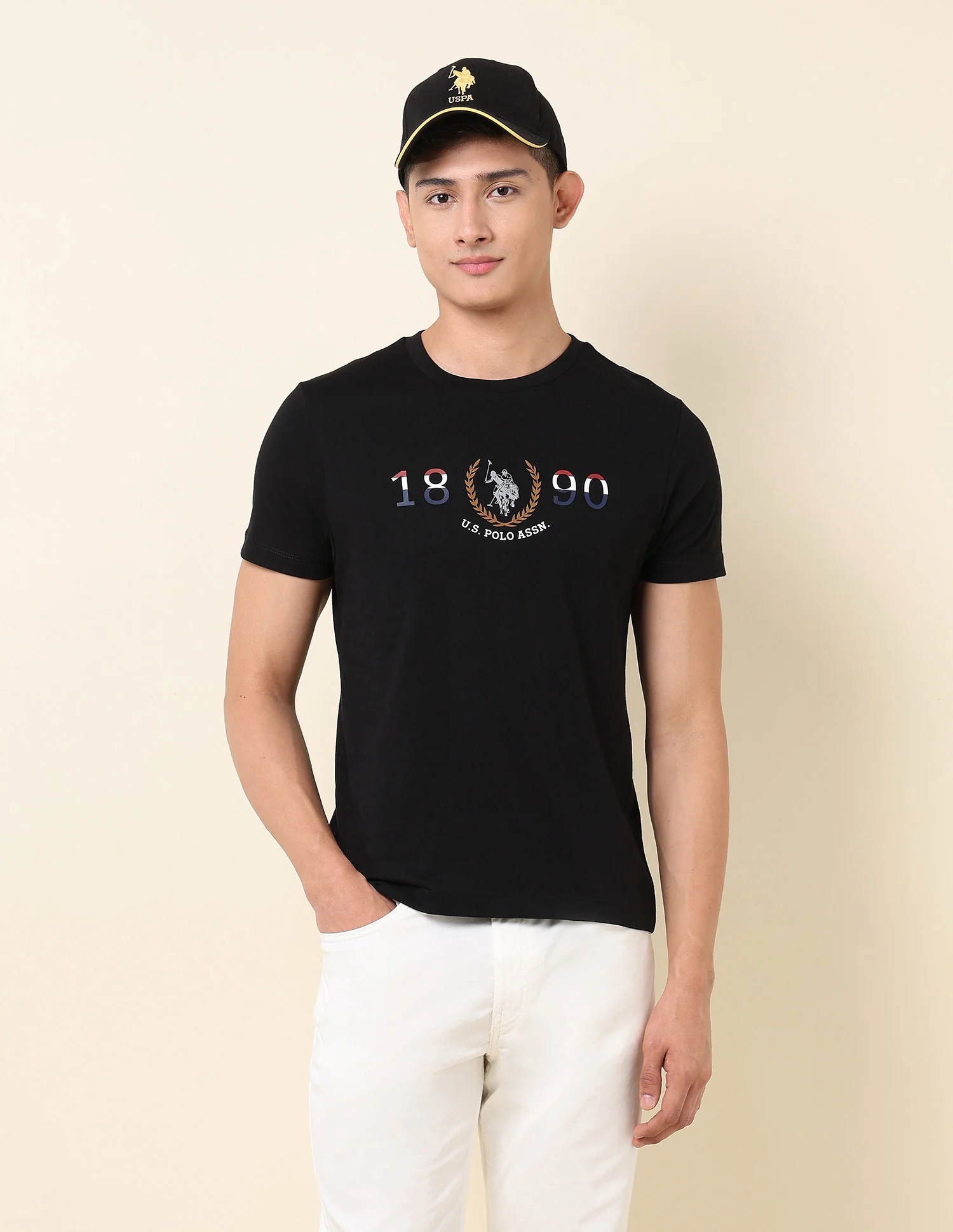 Brand Printed Pure Cotton T-Shirt