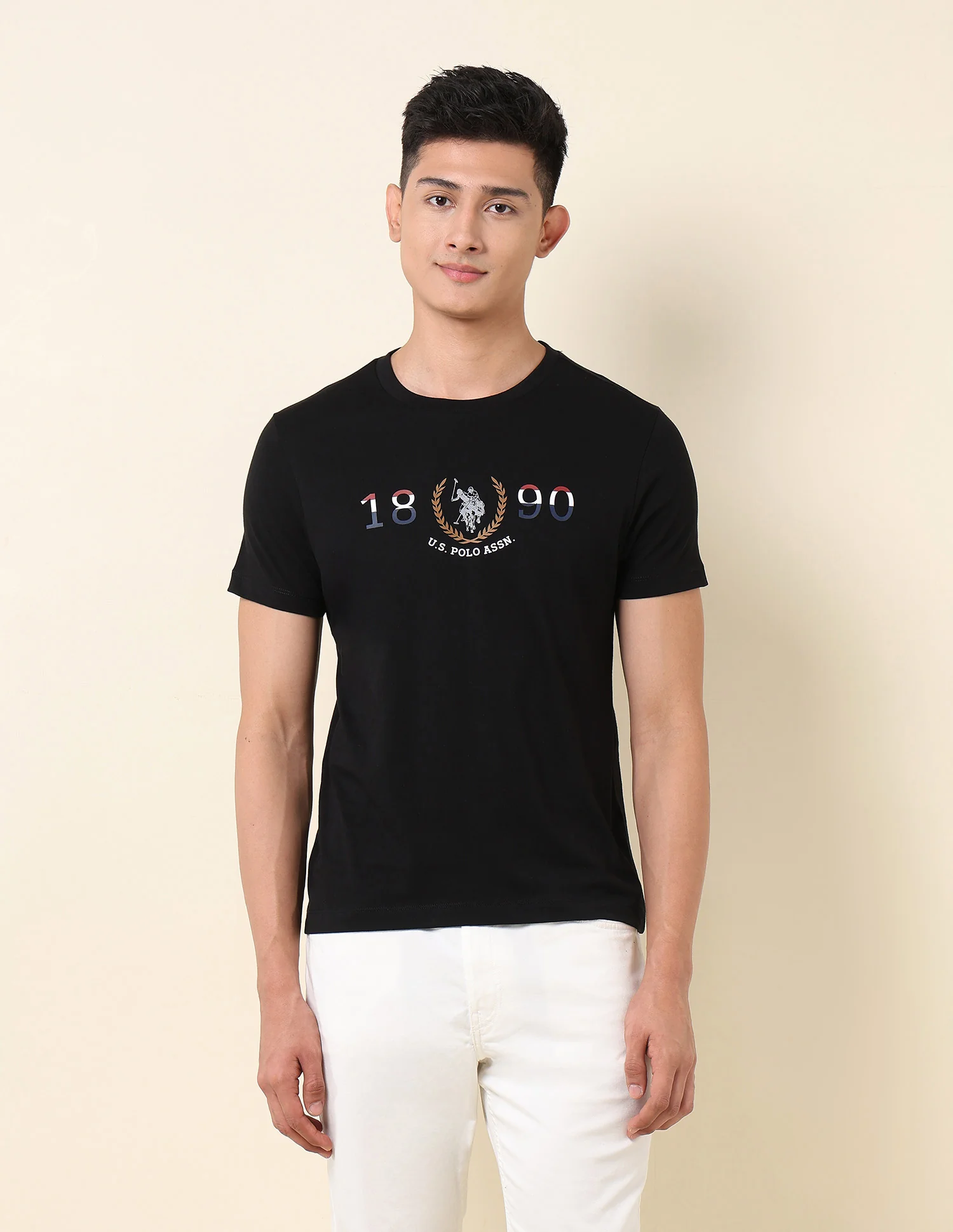 Brand Printed Pure Cotton T-Shirt - Image 6