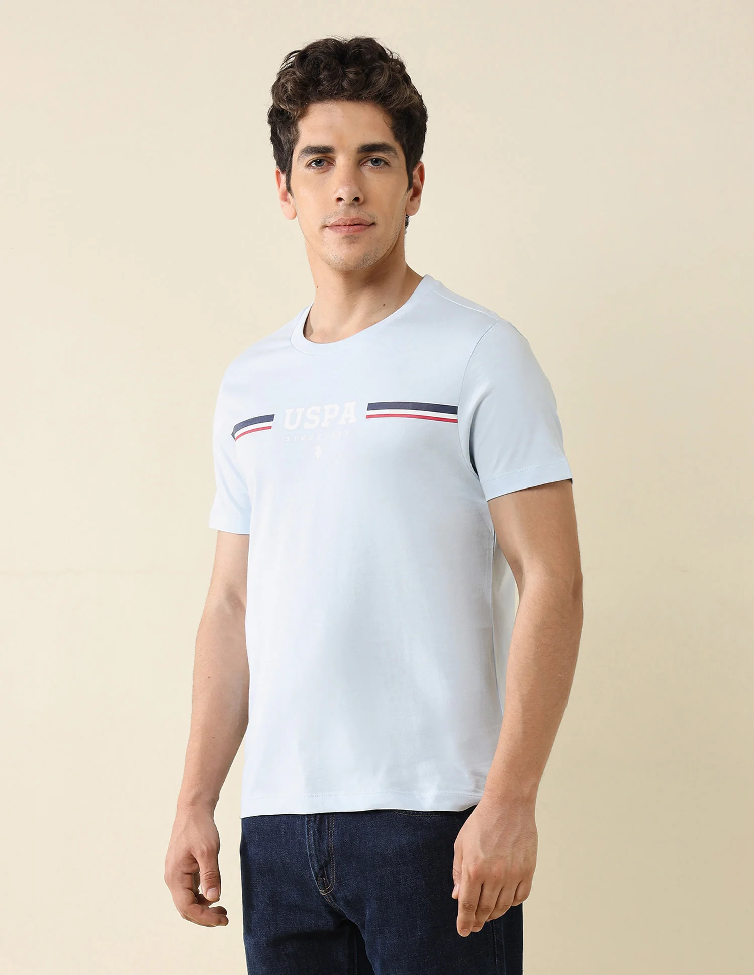 Brand Printed Pure Cotton T-Shirt - Image 4