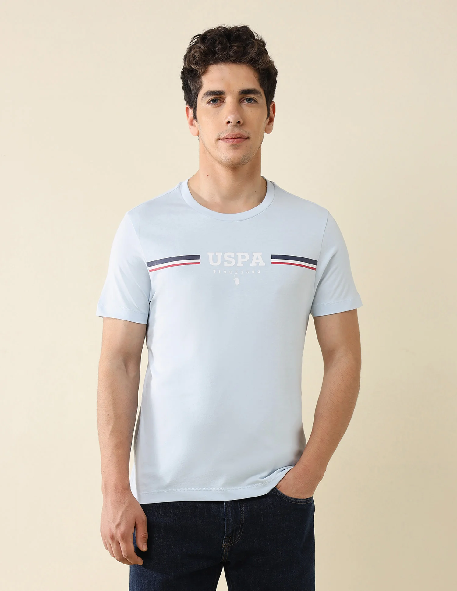 Brand Printed Pure Cotton T-Shirt - Image 6