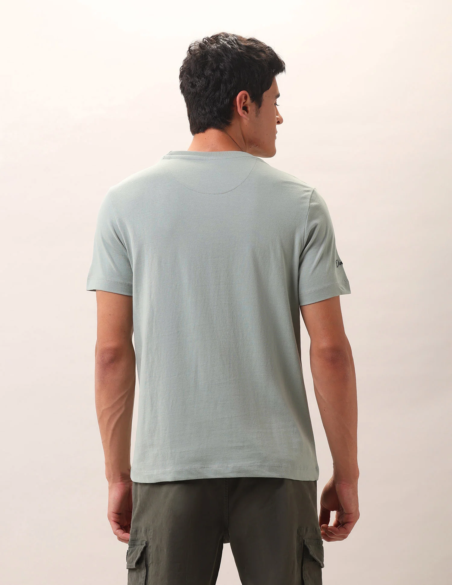 Brand Printed Pure Cotton T-Shirt - Image 5