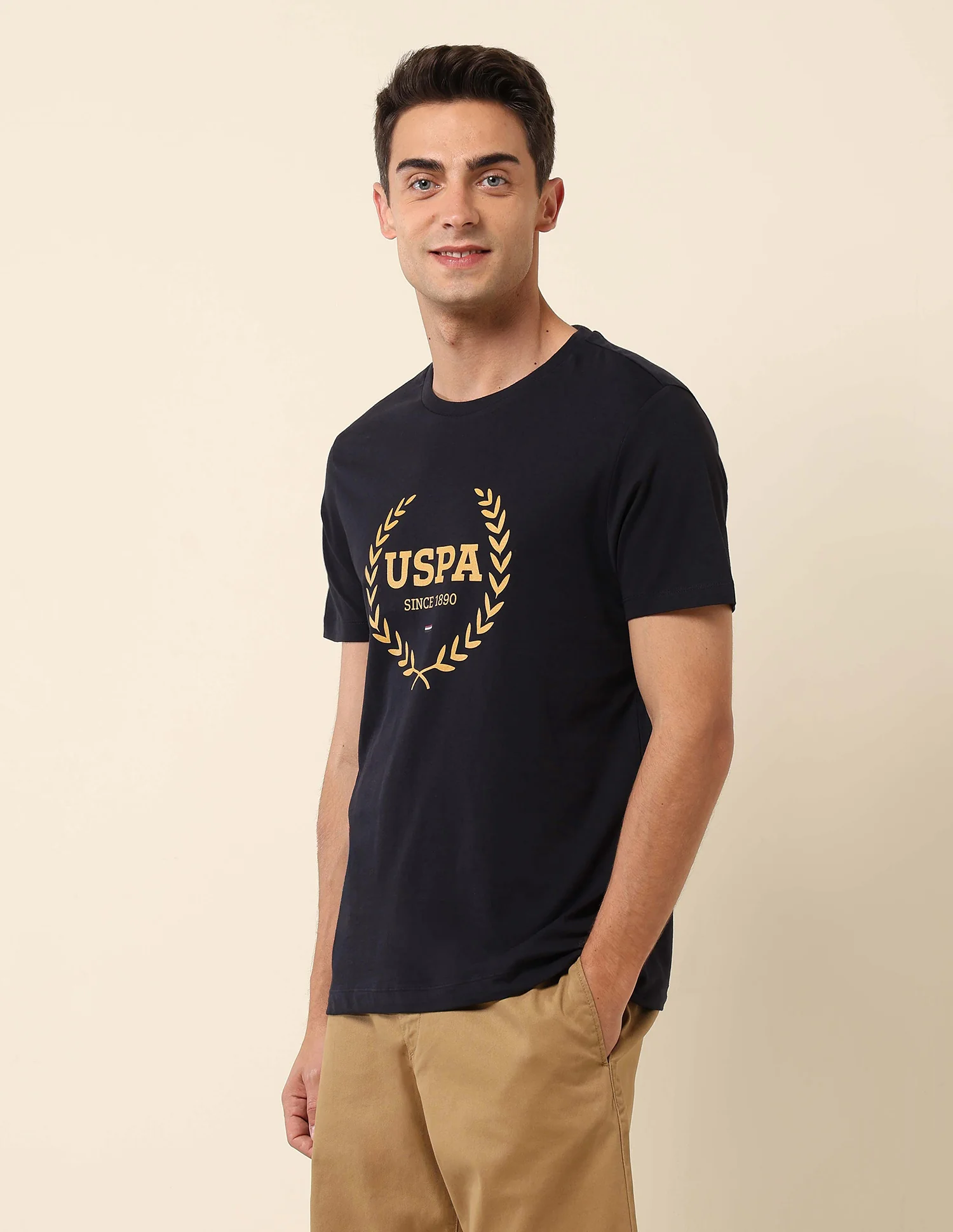Brand Printed Pure Cotton T-Shirt - Image 4
