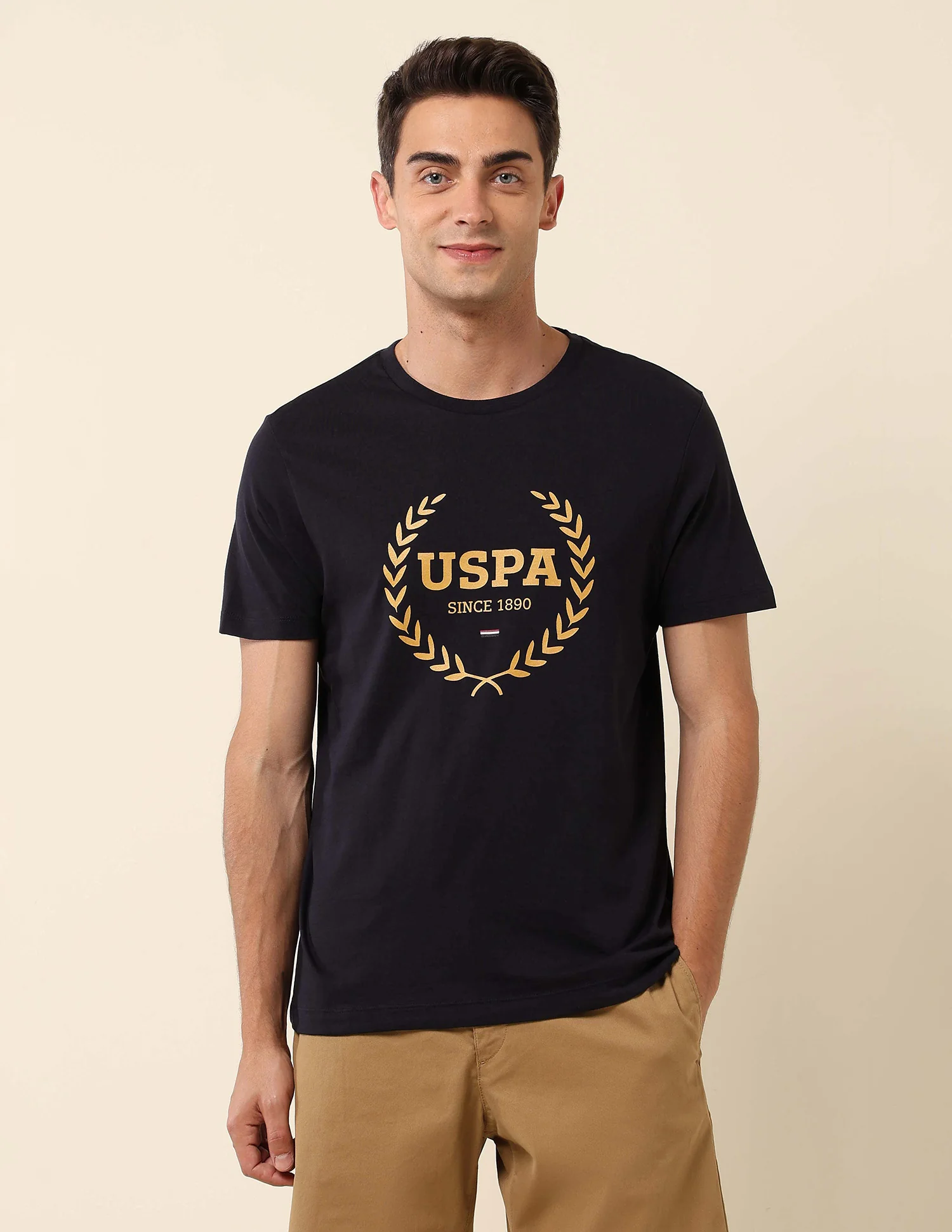 Brand Printed Pure Cotton T-Shirt - Image 6