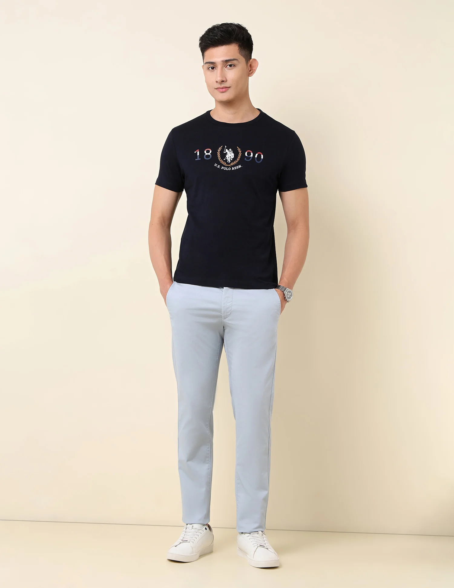 Brand Printed Pure Cotton T-Shirt - Image 3