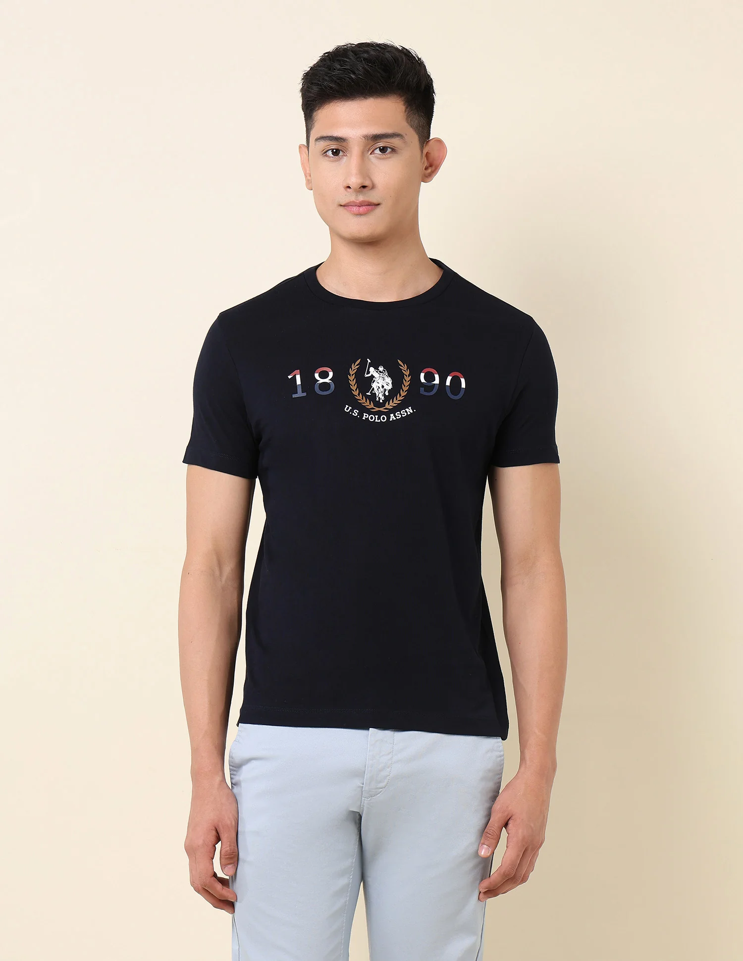 Brand Printed Pure Cotton T-Shirt - Image 6