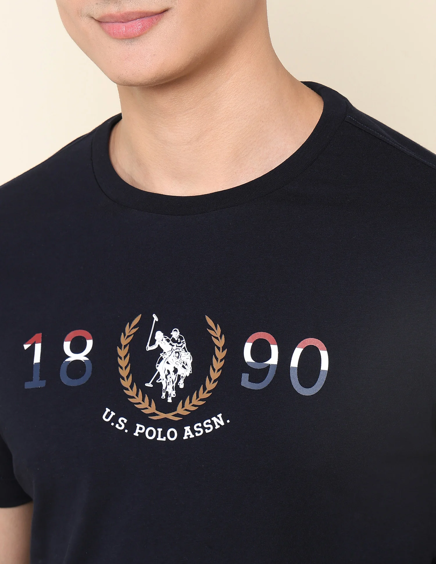 Brand Printed Pure Cotton T-Shirt - Image 7