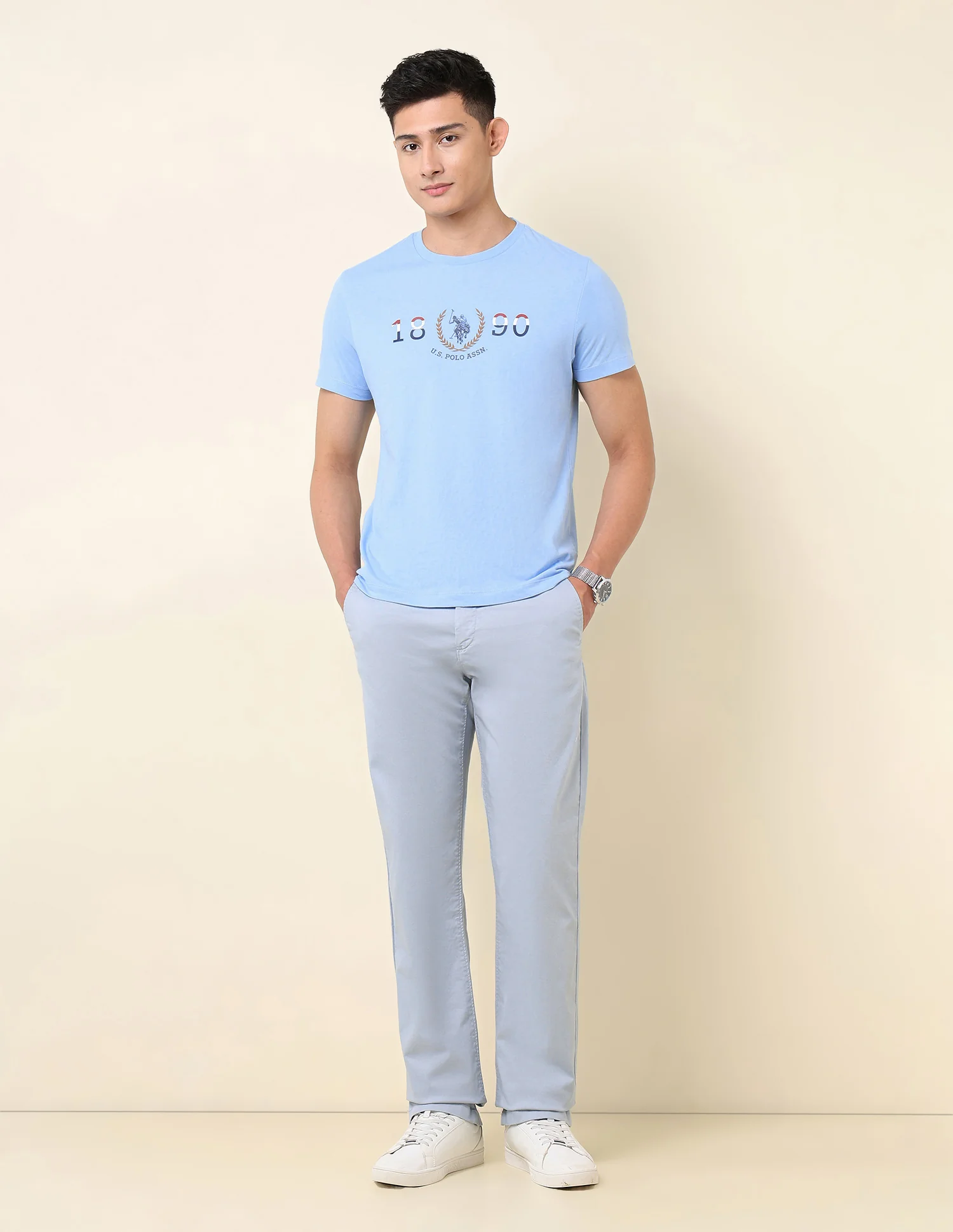 Brand Printed Pure Cotton T-Shirt - Image 3