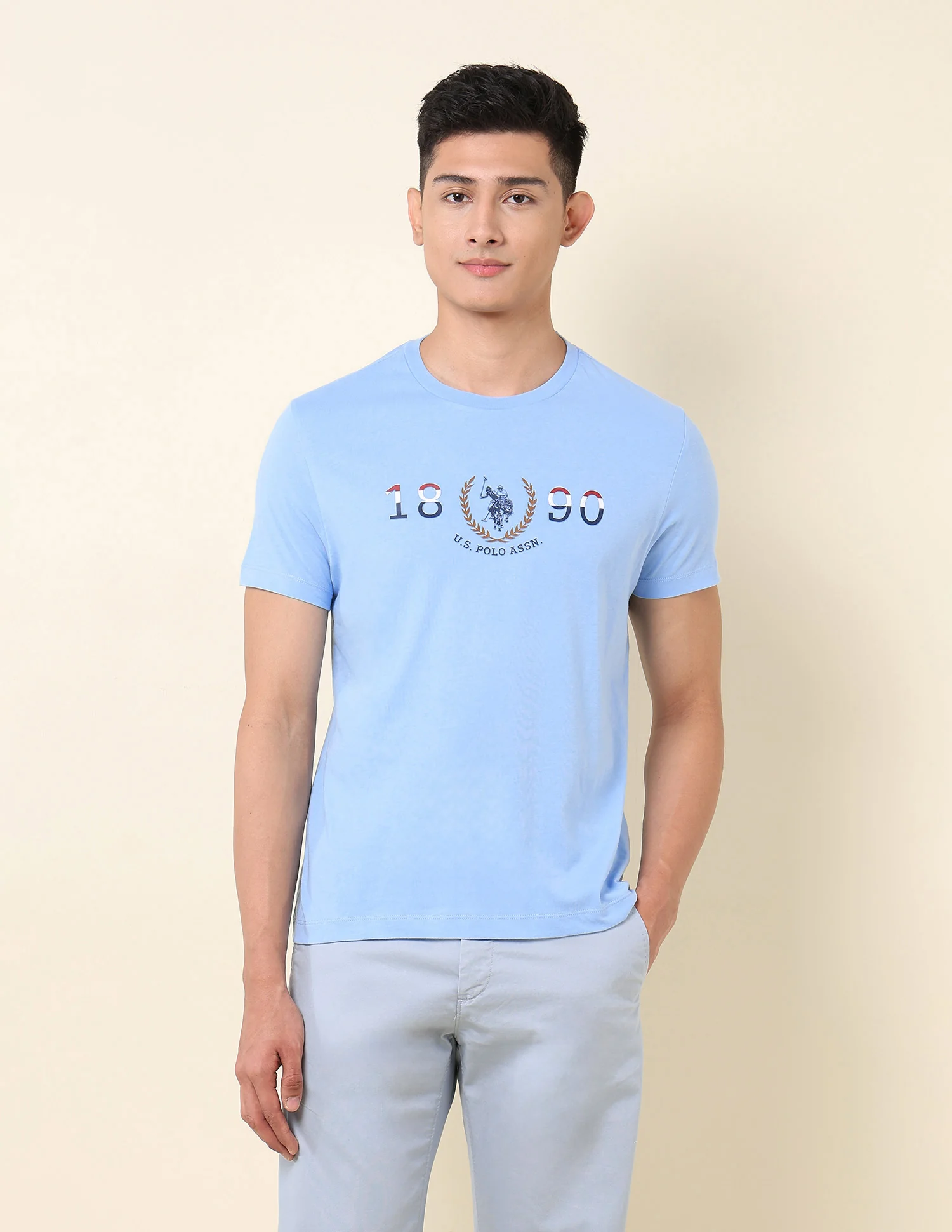 Brand Printed Pure Cotton T-Shirt - Image 6