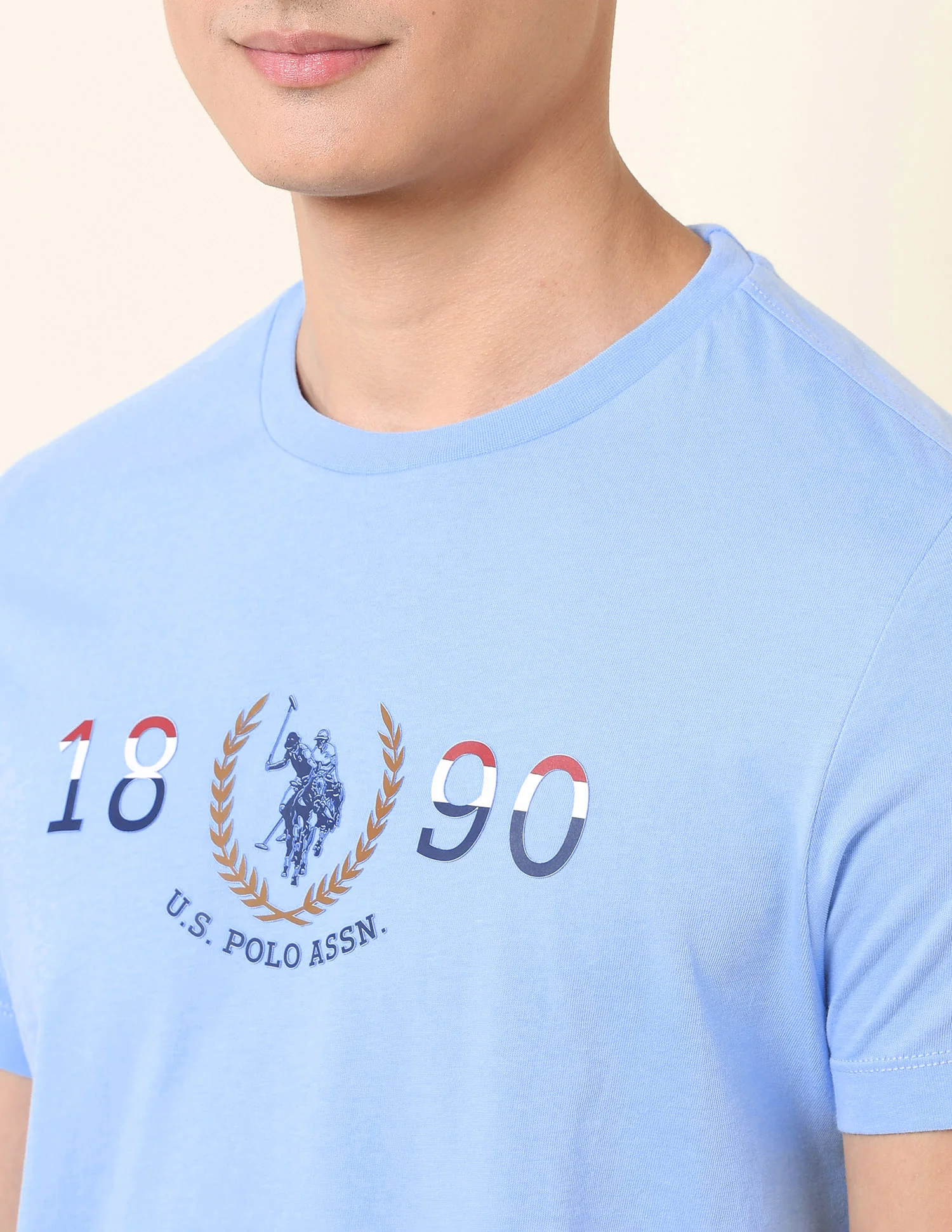 Brand Printed Pure Cotton T-Shirt - Image 7