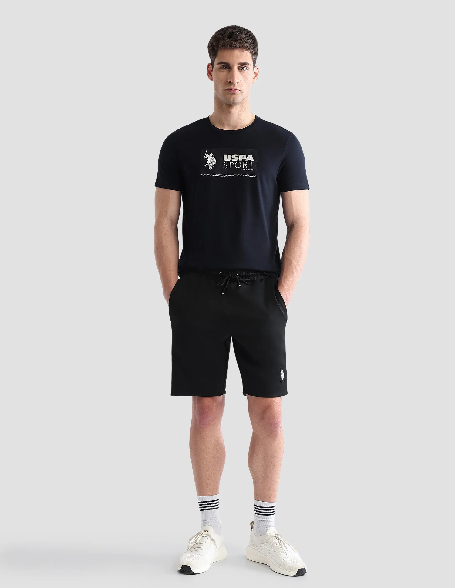 Brand Printed Regular Fit Active T-Shirt - Image 3