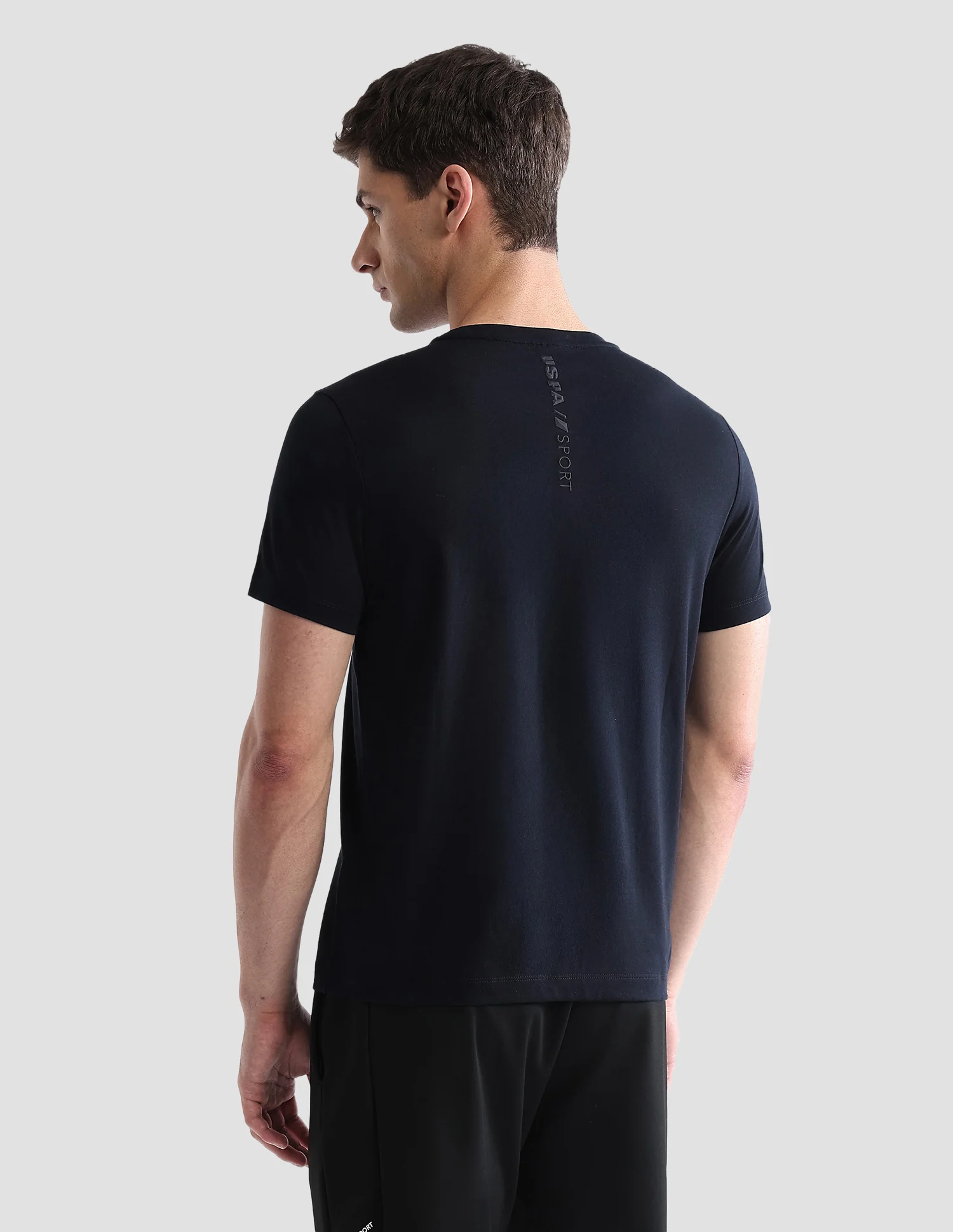 Brand Printed Regular Fit Active T-Shirt - Image 5