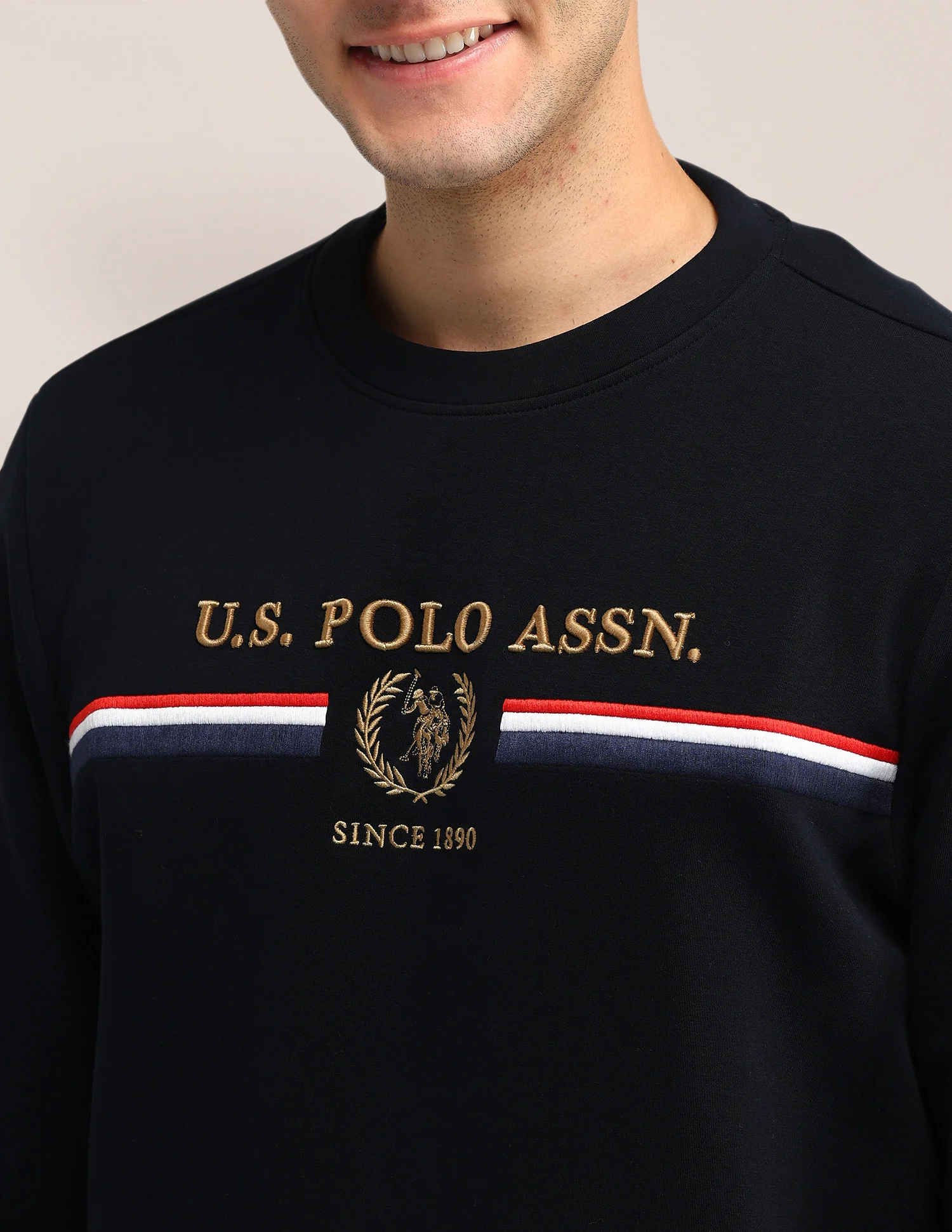 Brand Printed Regular Fit Sweatshirt - Image 7