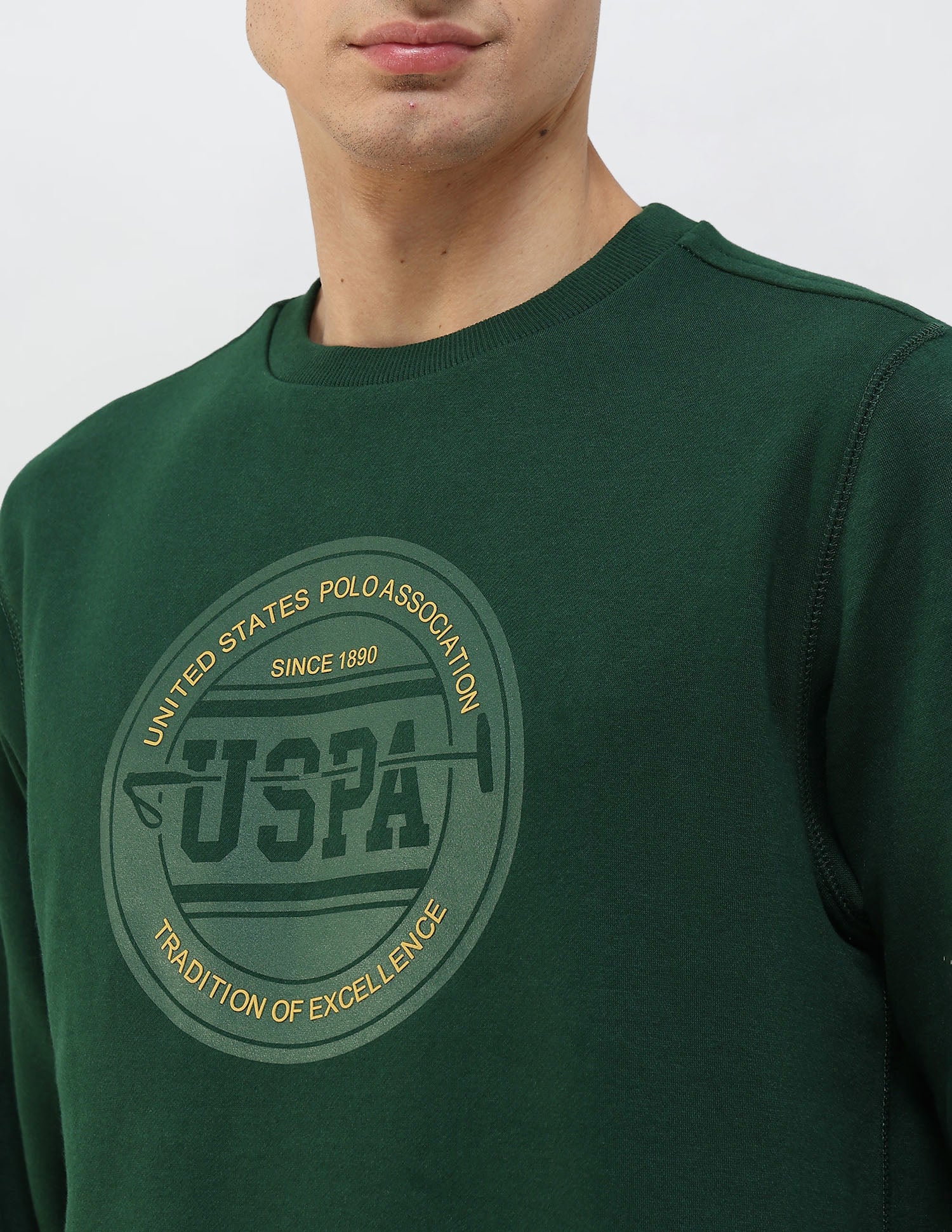 Brand Printed Regular Fit Sweatshirt - Image 7