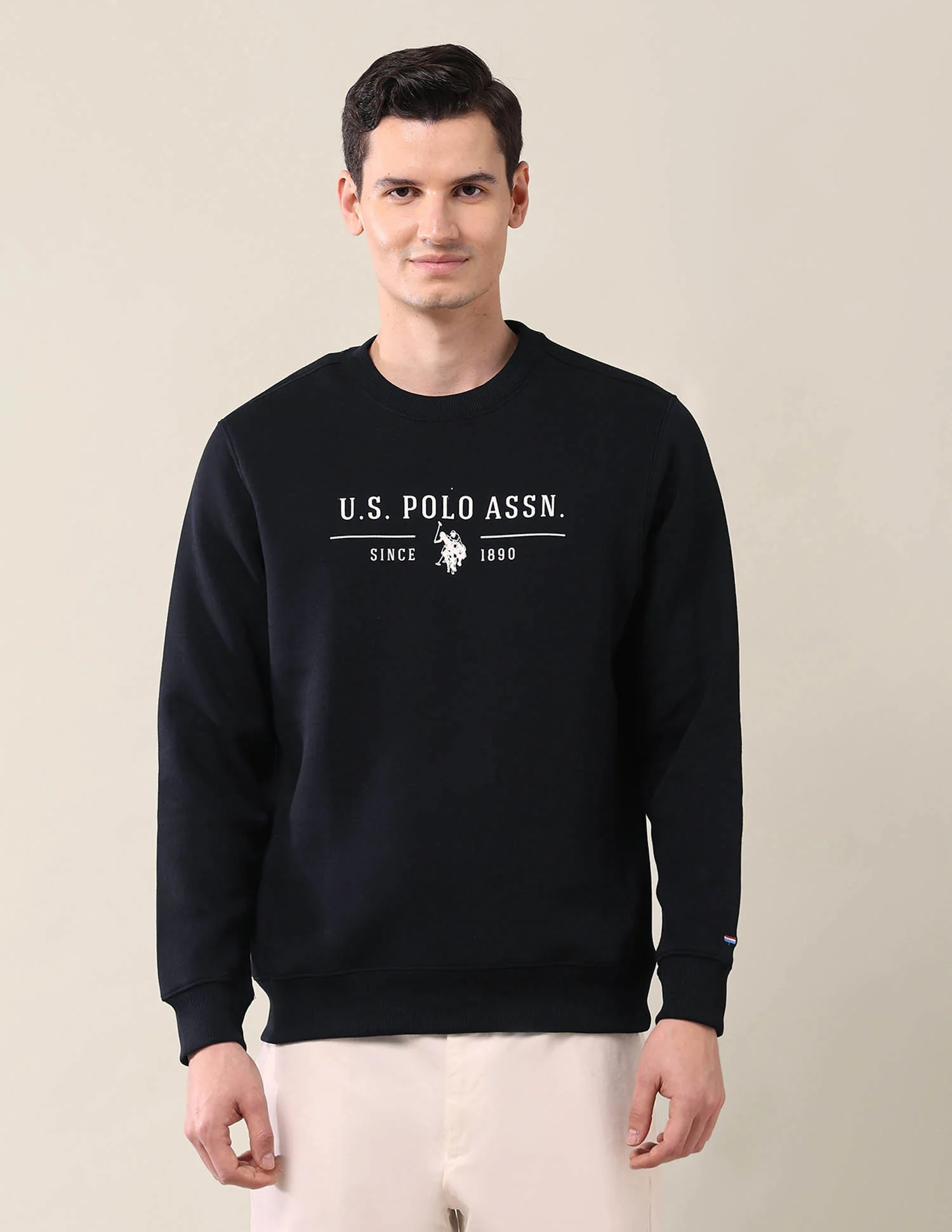 Brand Printed Regular Fit Sweatshirt - Image 6
