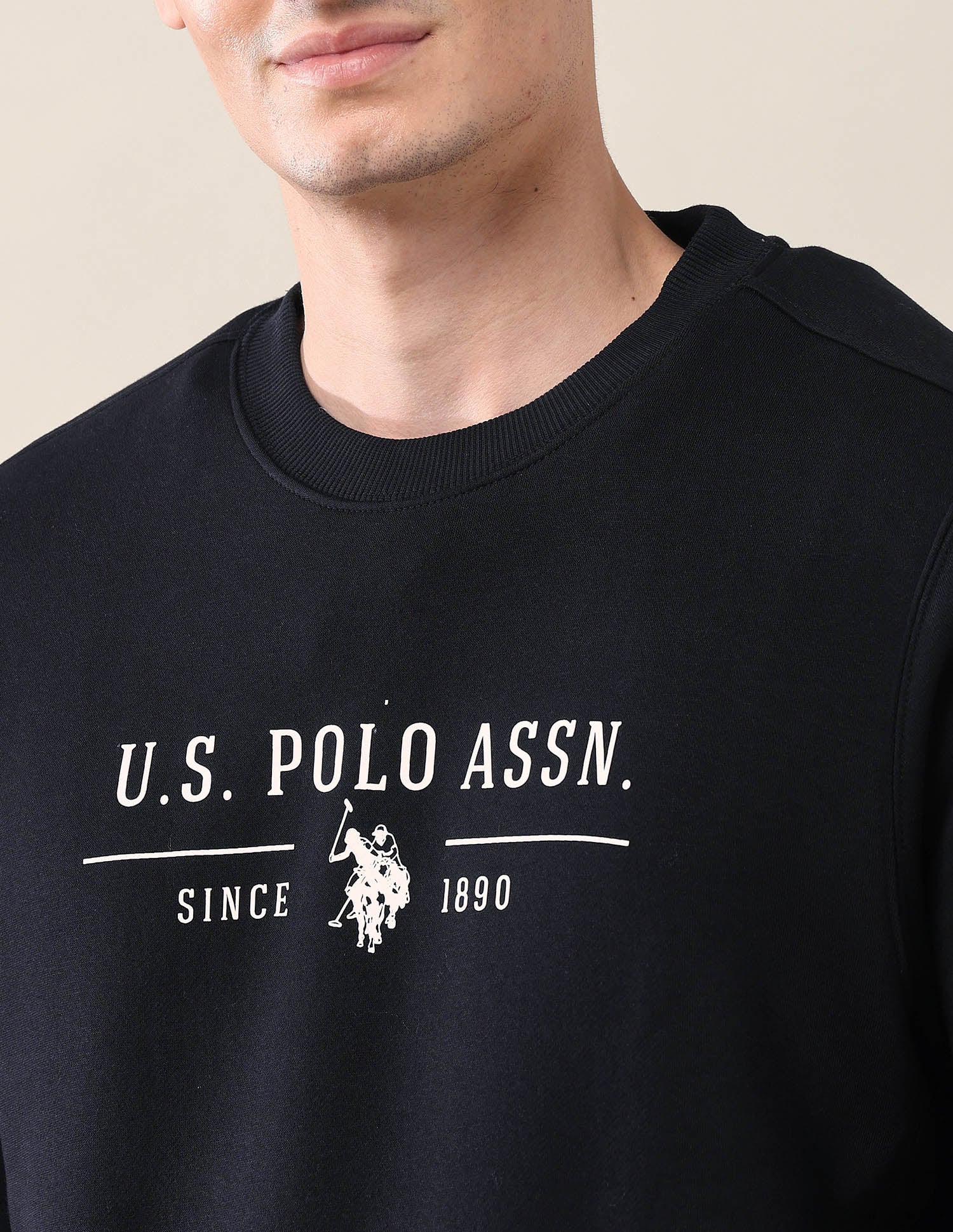 Brand Printed Regular Fit Sweatshirt - Image 7
