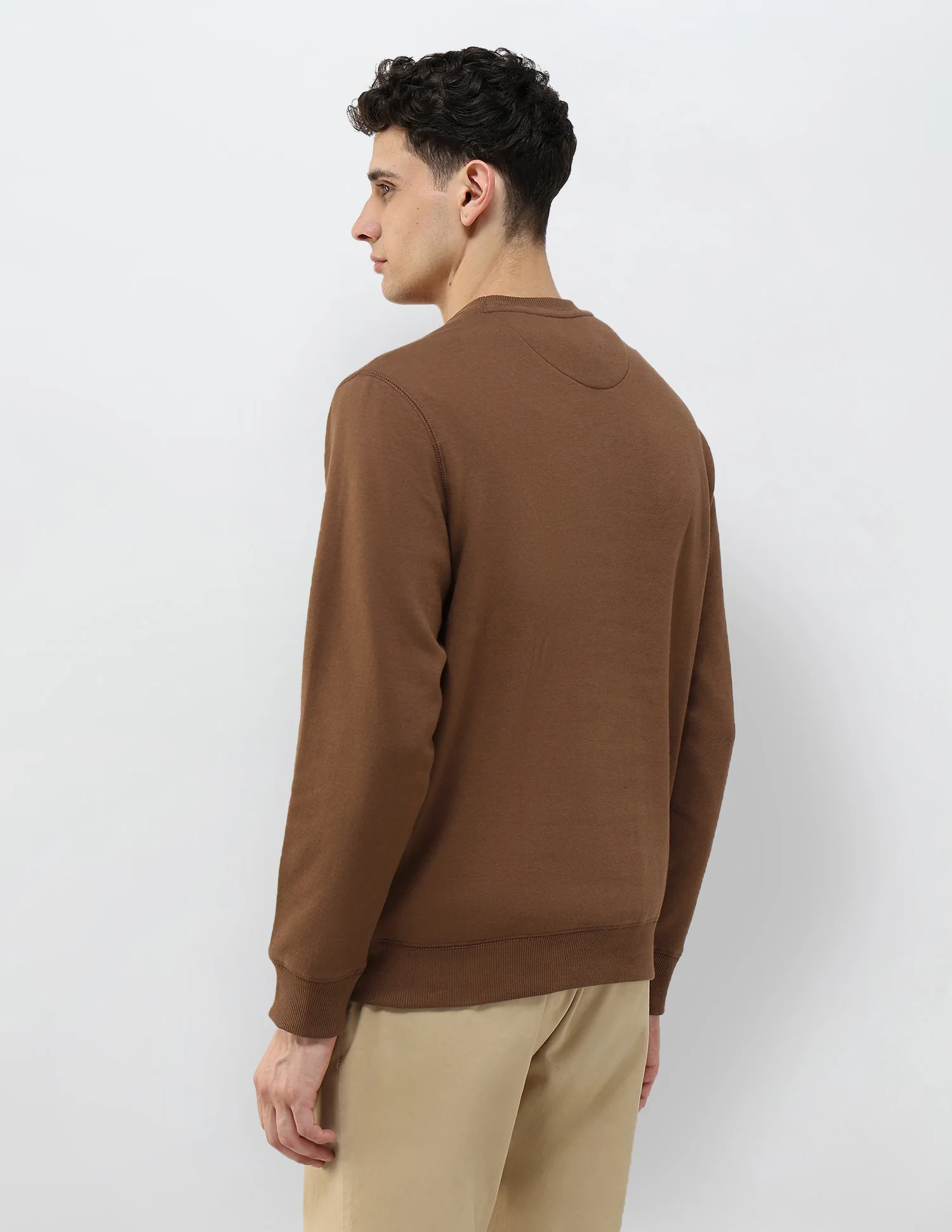 Brand Printed Regular Fit Sweatshirt - Image 5