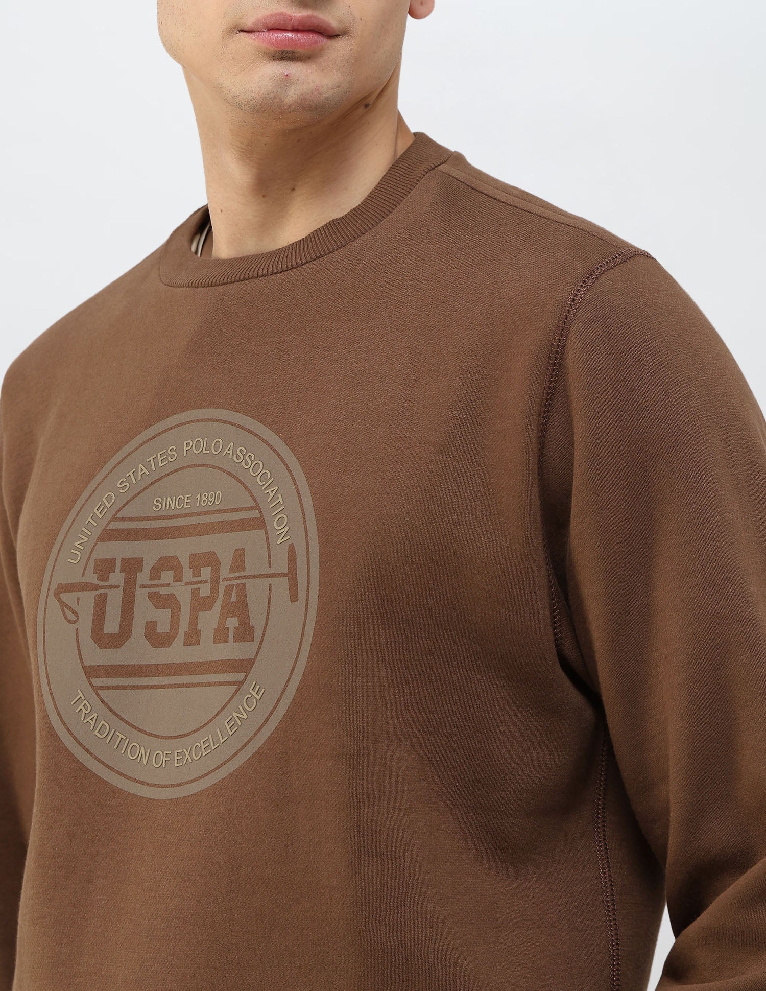 Brand Printed Regular Fit Sweatshirt - Image 7