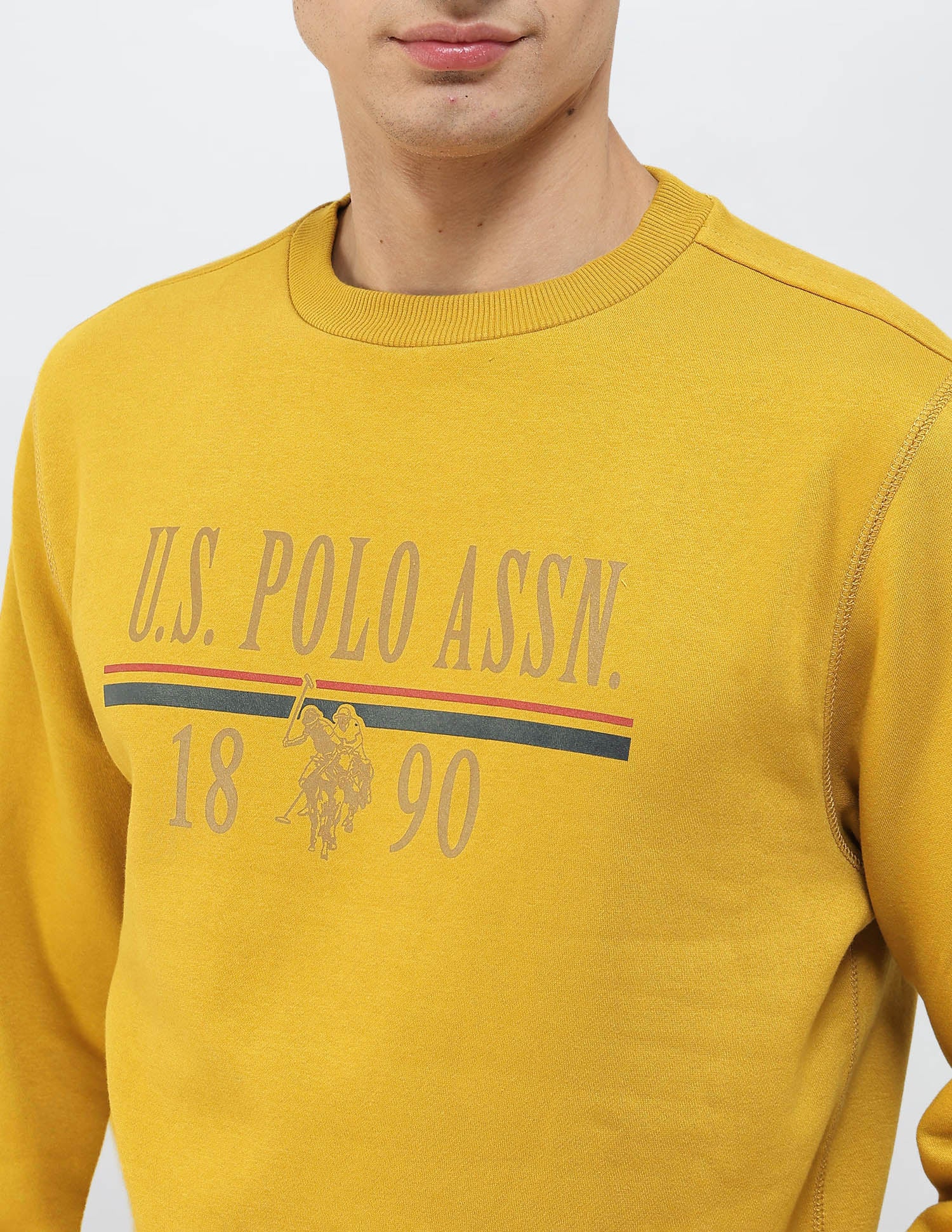 Brand Printed Regular Fit Sweatshirt - Image 7