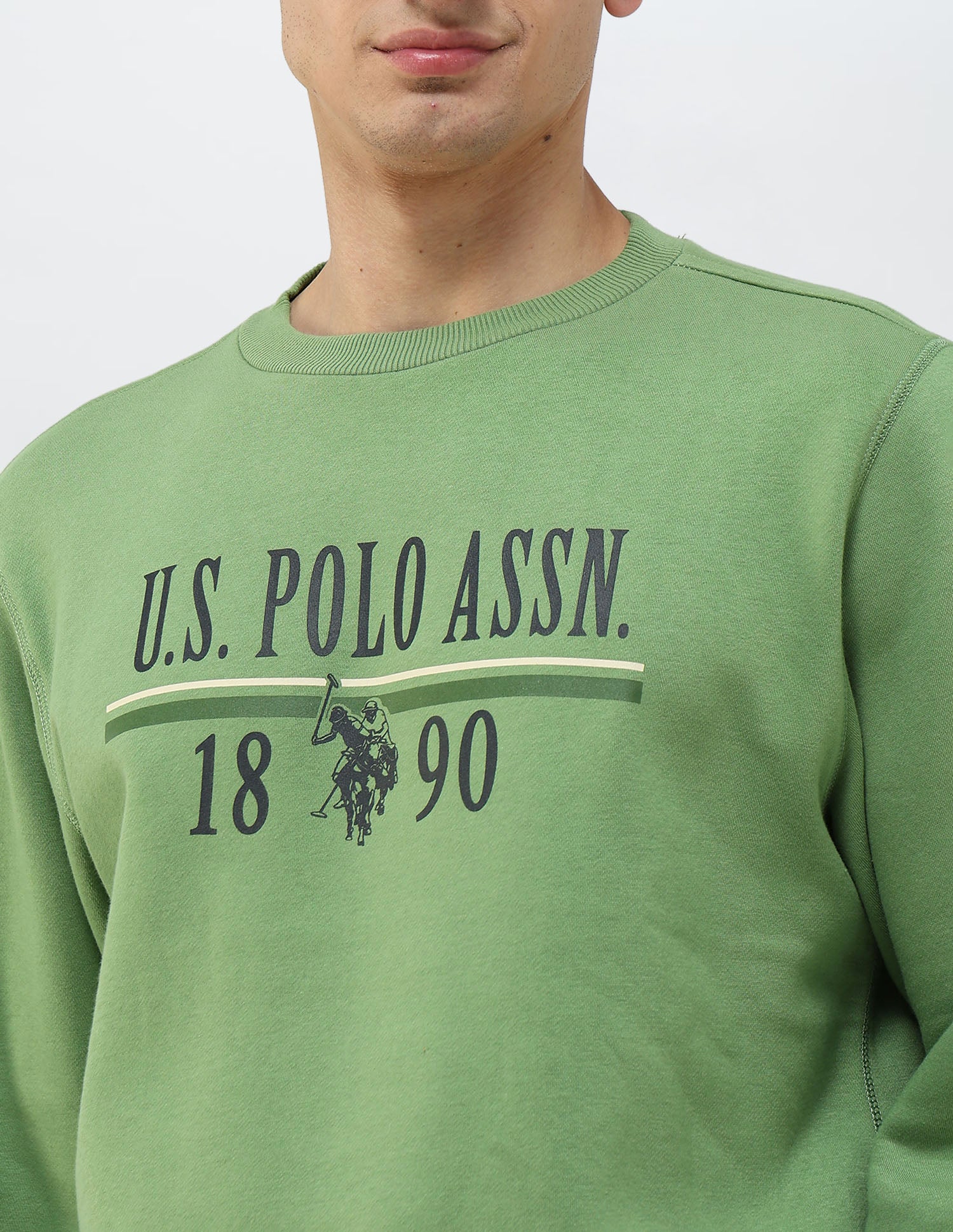 Brand Printed Regular Fit Sweatshirt - Image 7