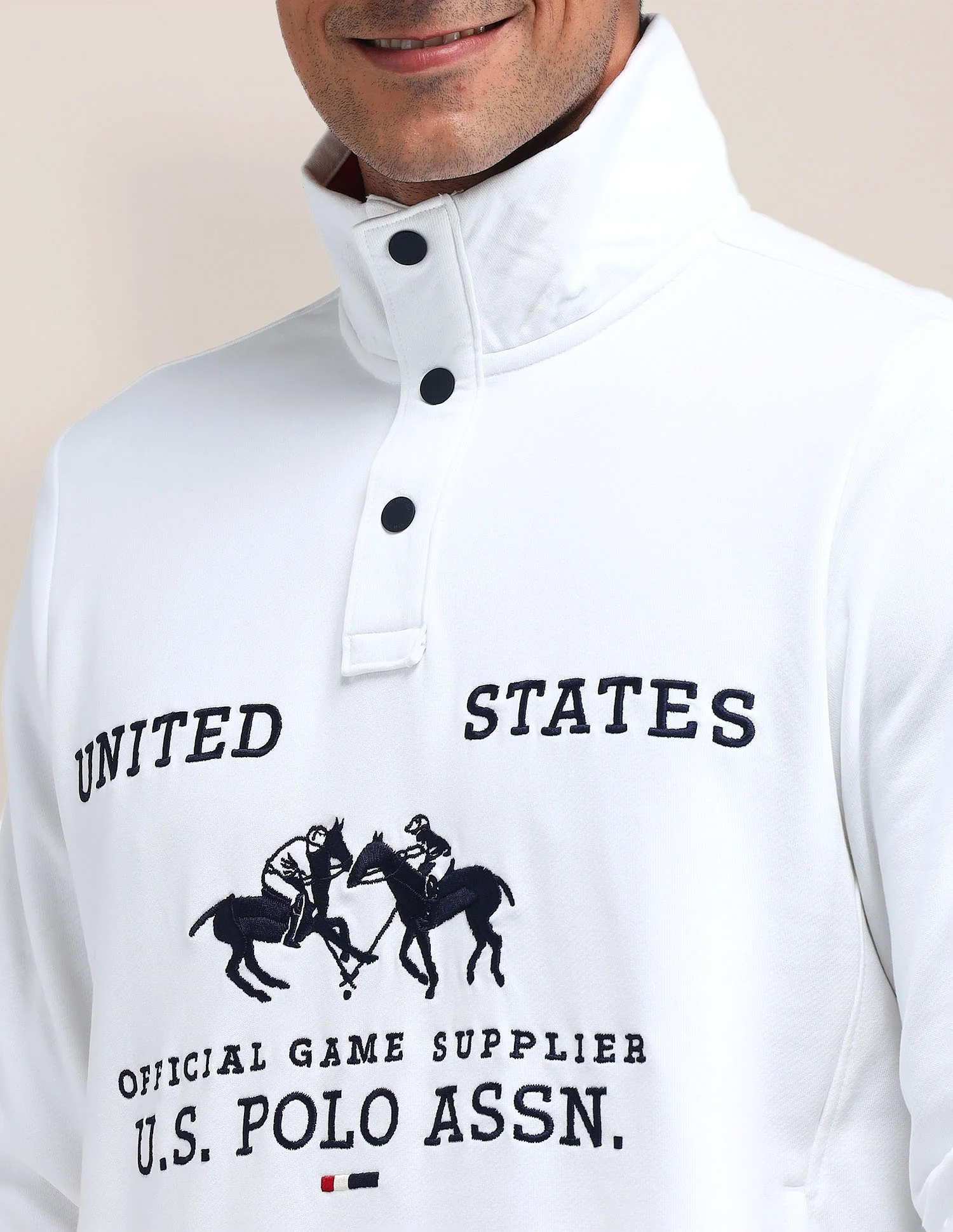 Brand Printed Regular Fit Sweatshirt - Image 7