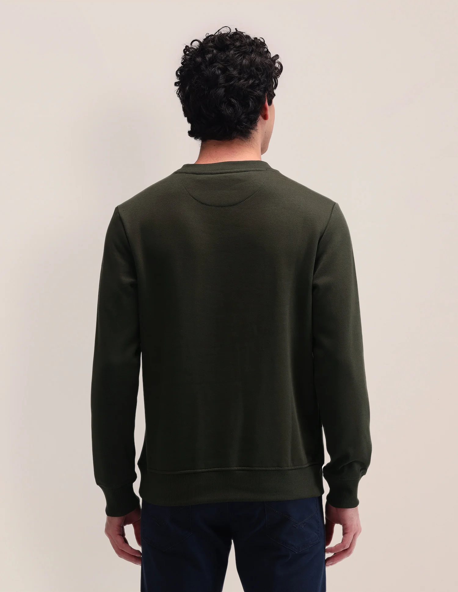 Brand Printed Regular Fit Sweatshirt - Image 5