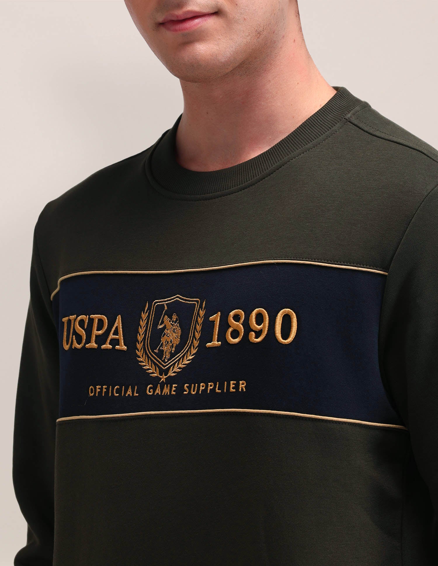 Brand Printed Regular Fit Sweatshirt - Image 7