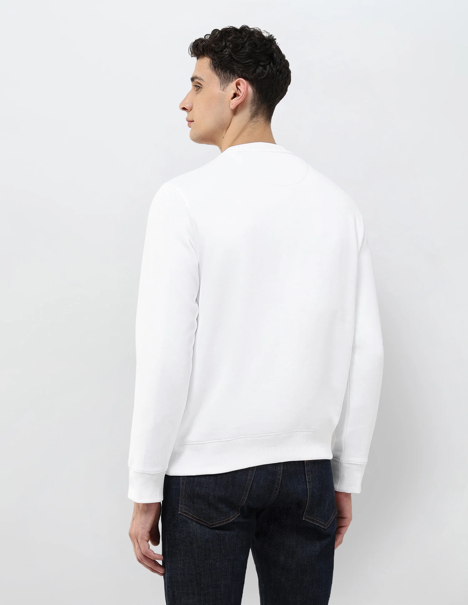 Brand Printed Regular Fit Sweatshirt - Image 5