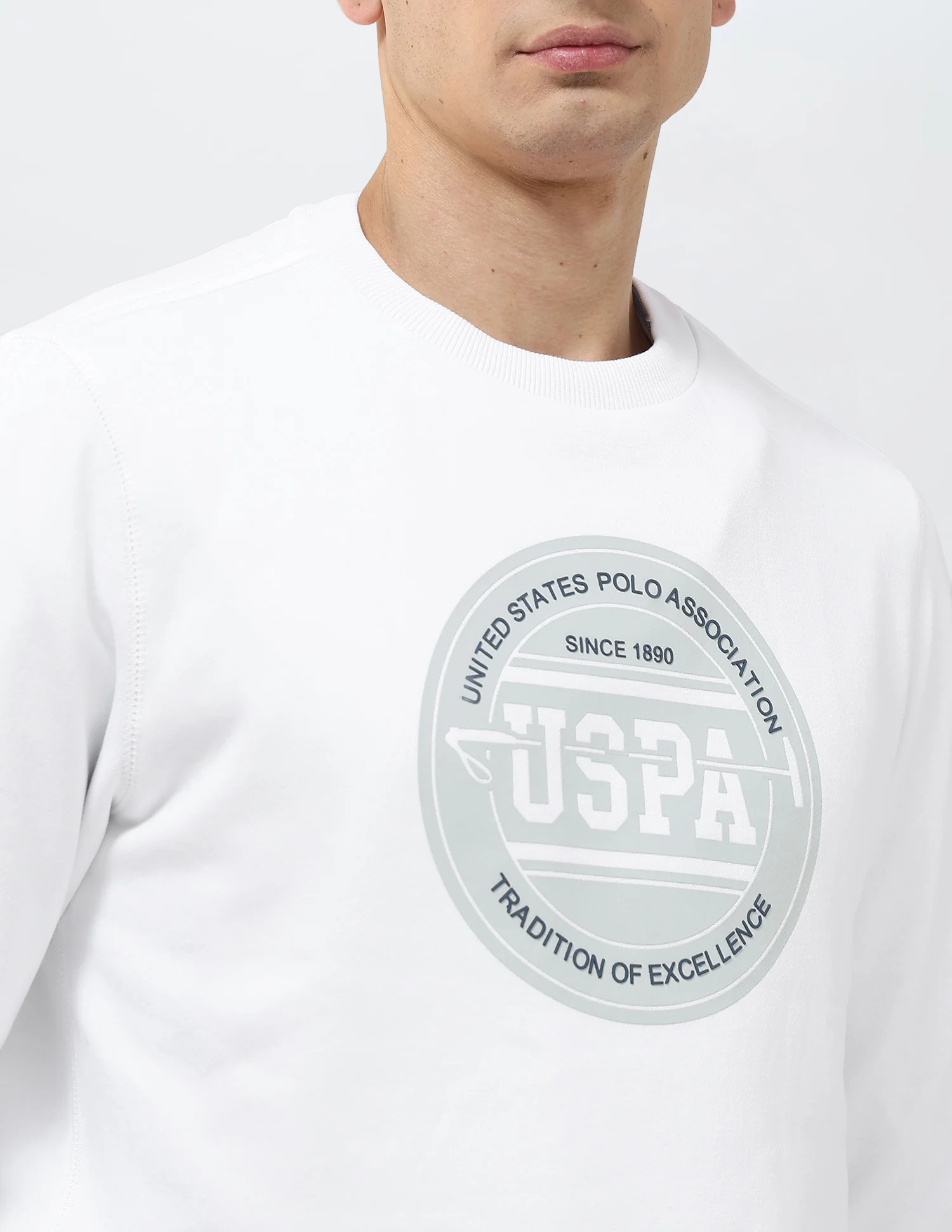 Brand Printed Regular Fit Sweatshirt - Image 7