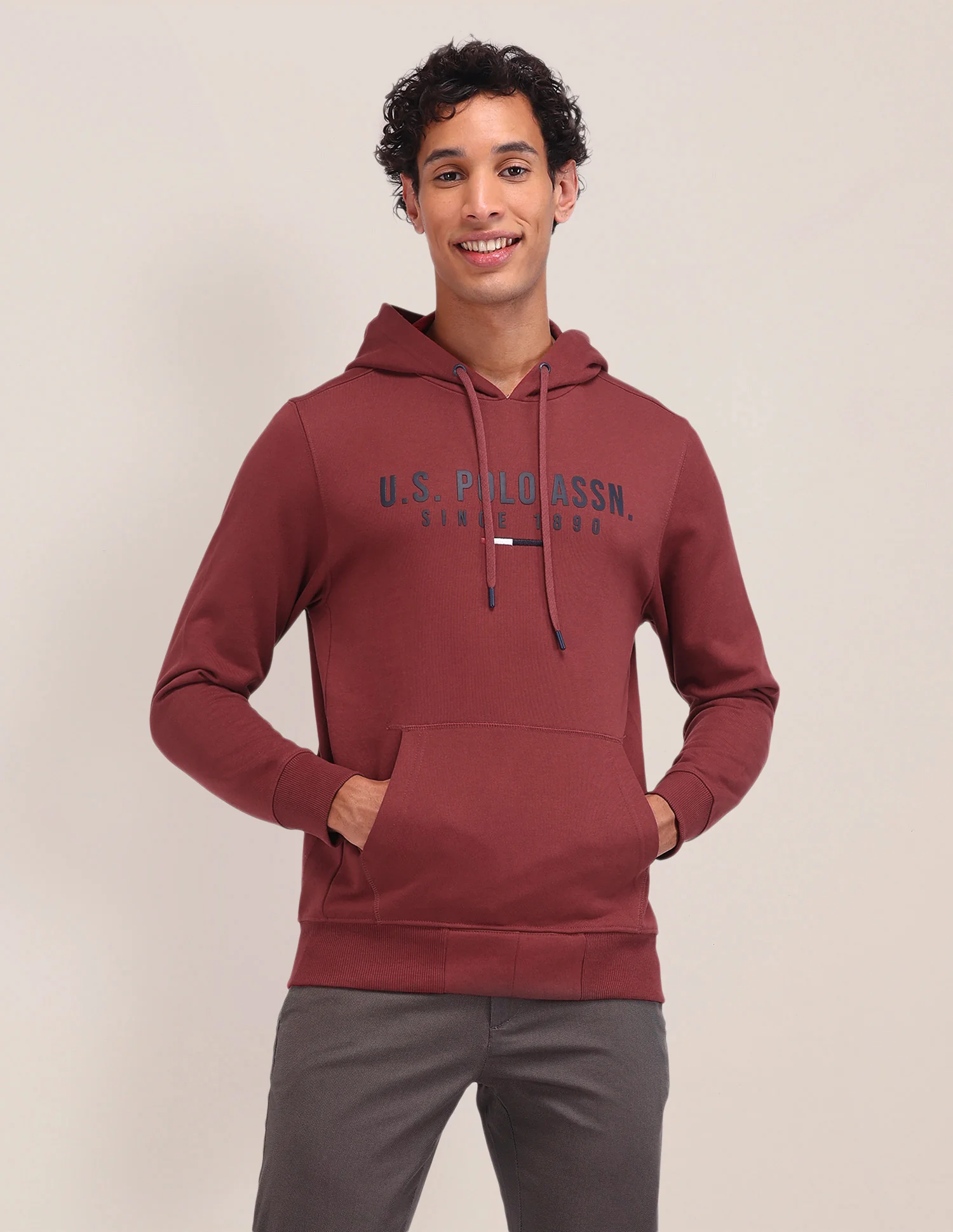 Brand Printed Regular Fit Sweatshirt