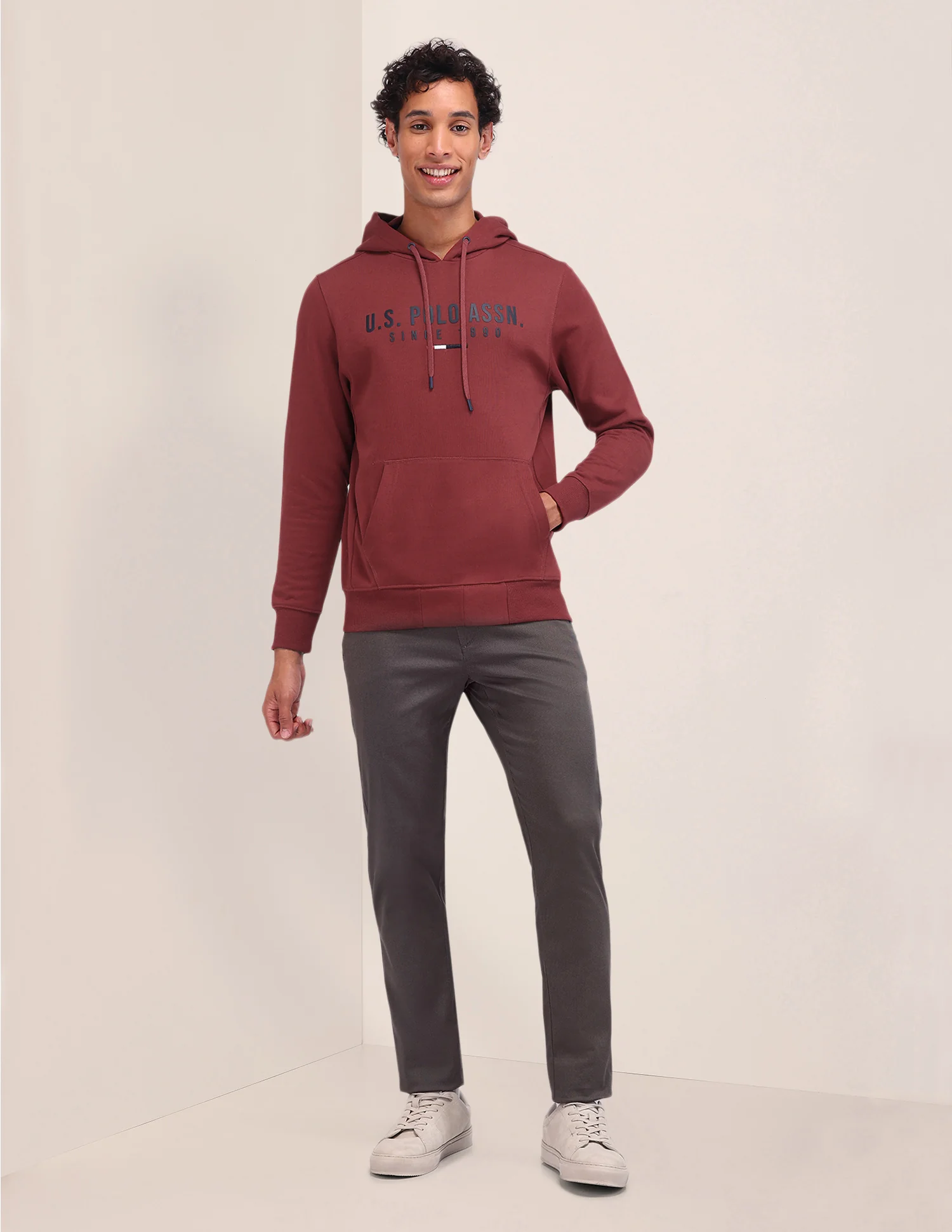 Brand Printed Regular Fit Sweatshirt - Image 3