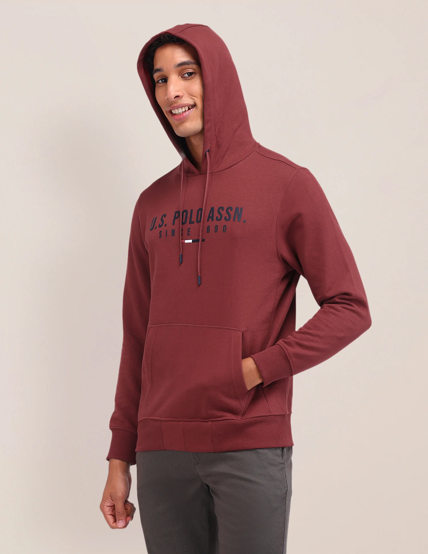 Brand Printed Regular Fit Sweatshirt - Image 4