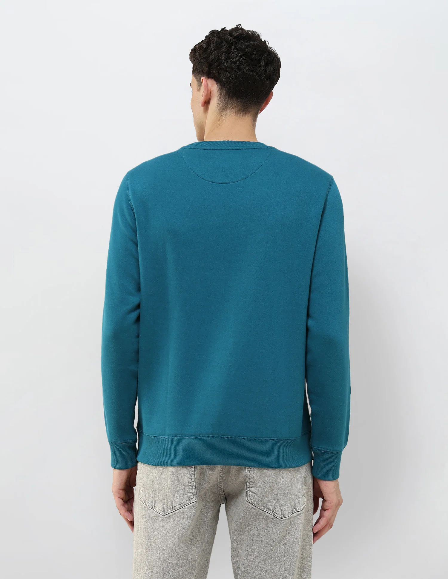 Brand Printed Regular Fit Sweatshirt - Image 5