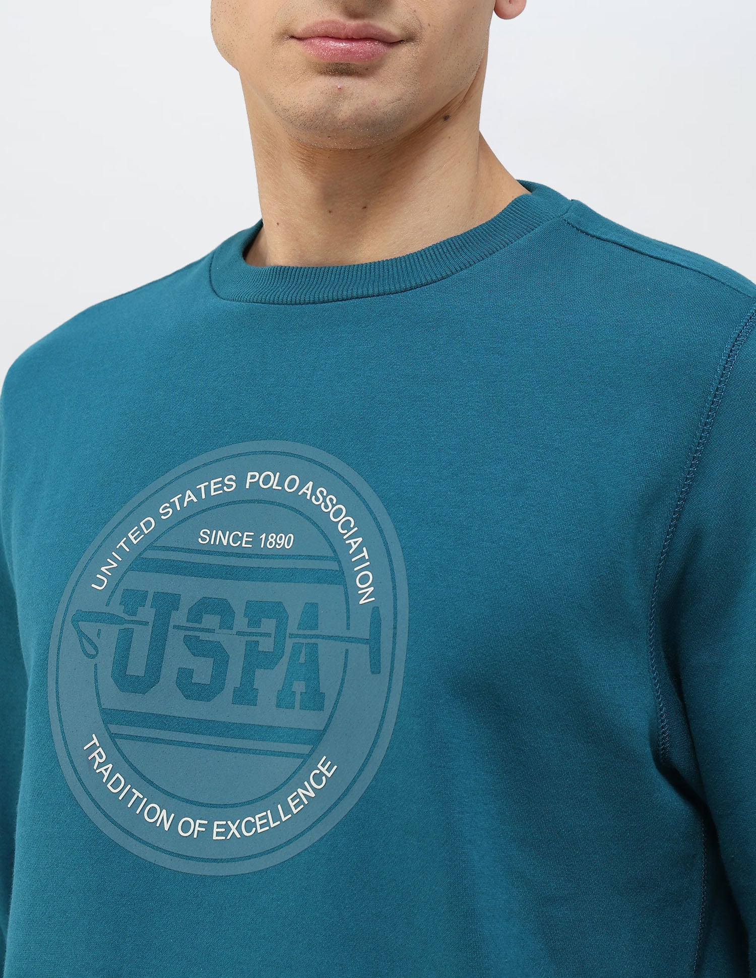 Brand Printed Regular Fit Sweatshirt - Image 7