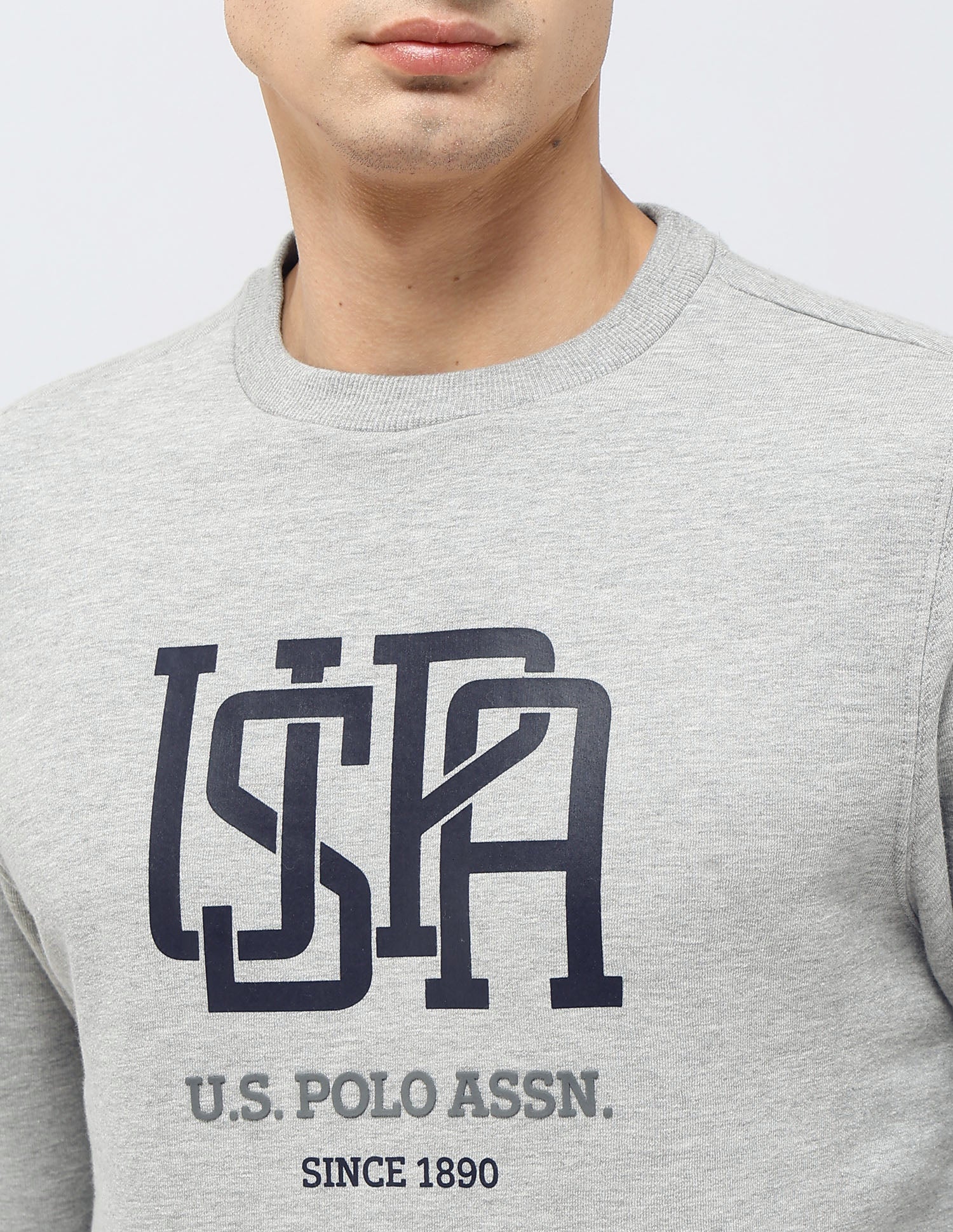 Brand Printed Regular Fit Sweatshirt - Image 7