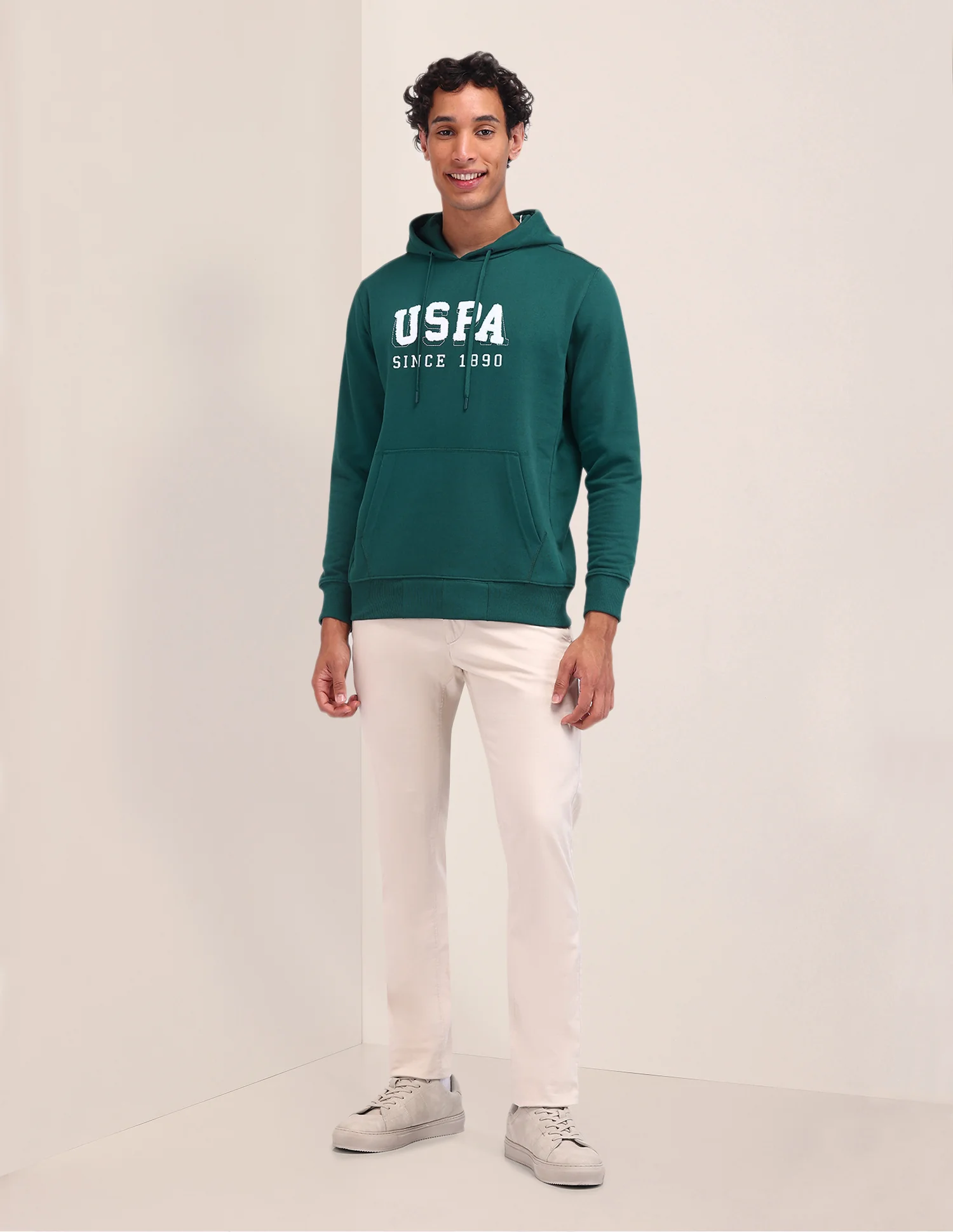 Brand Printed Regular Fit Sweatshirt - Image 3
