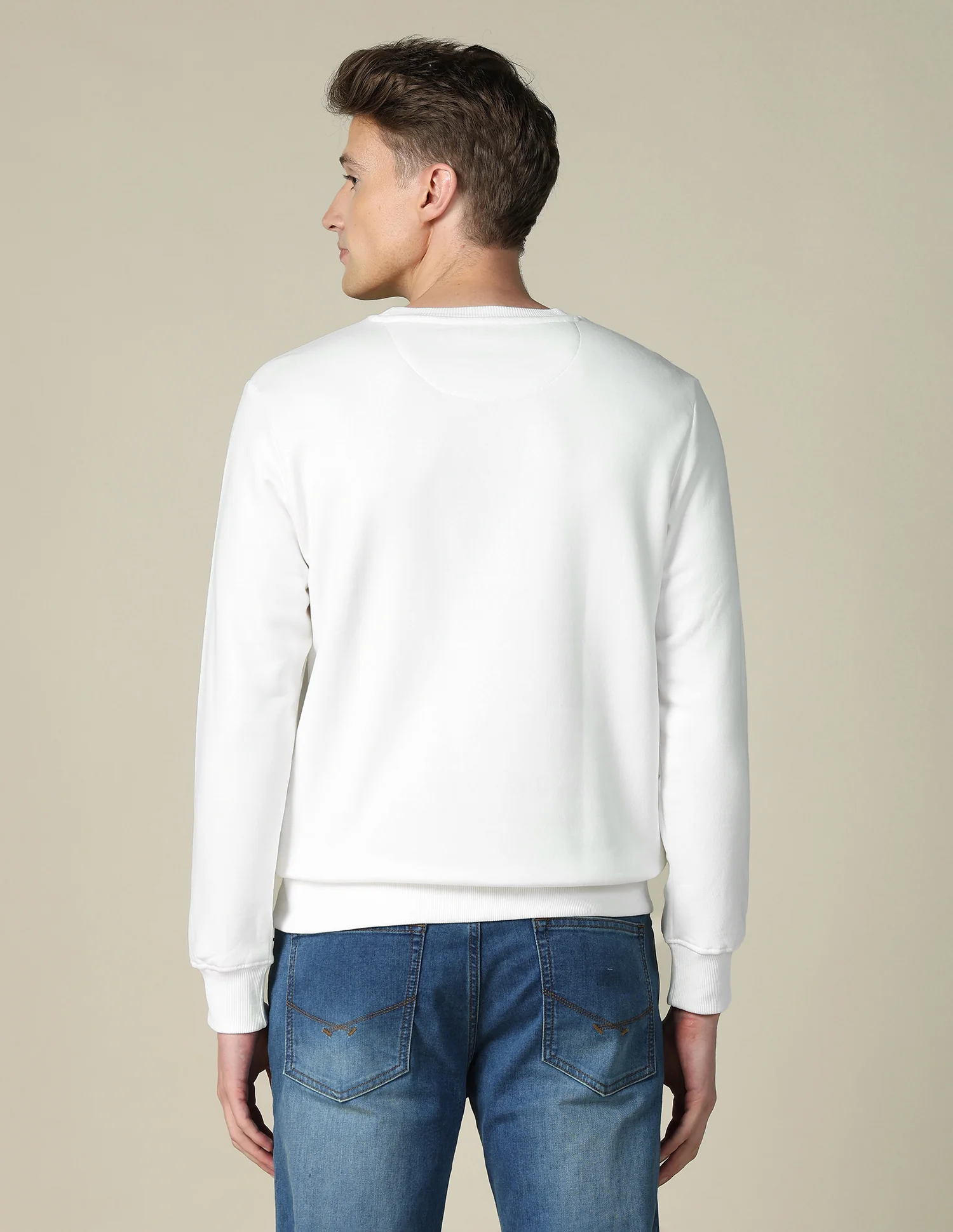 Brand Printed Regular Fit Sweatshirt - Image 5