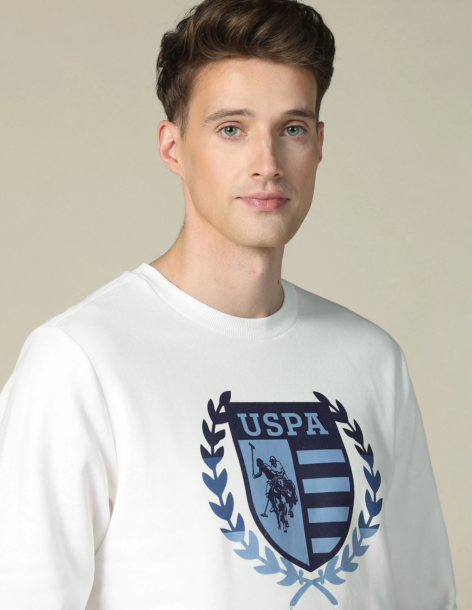 Brand Printed Regular Fit Sweatshirt - Image 7