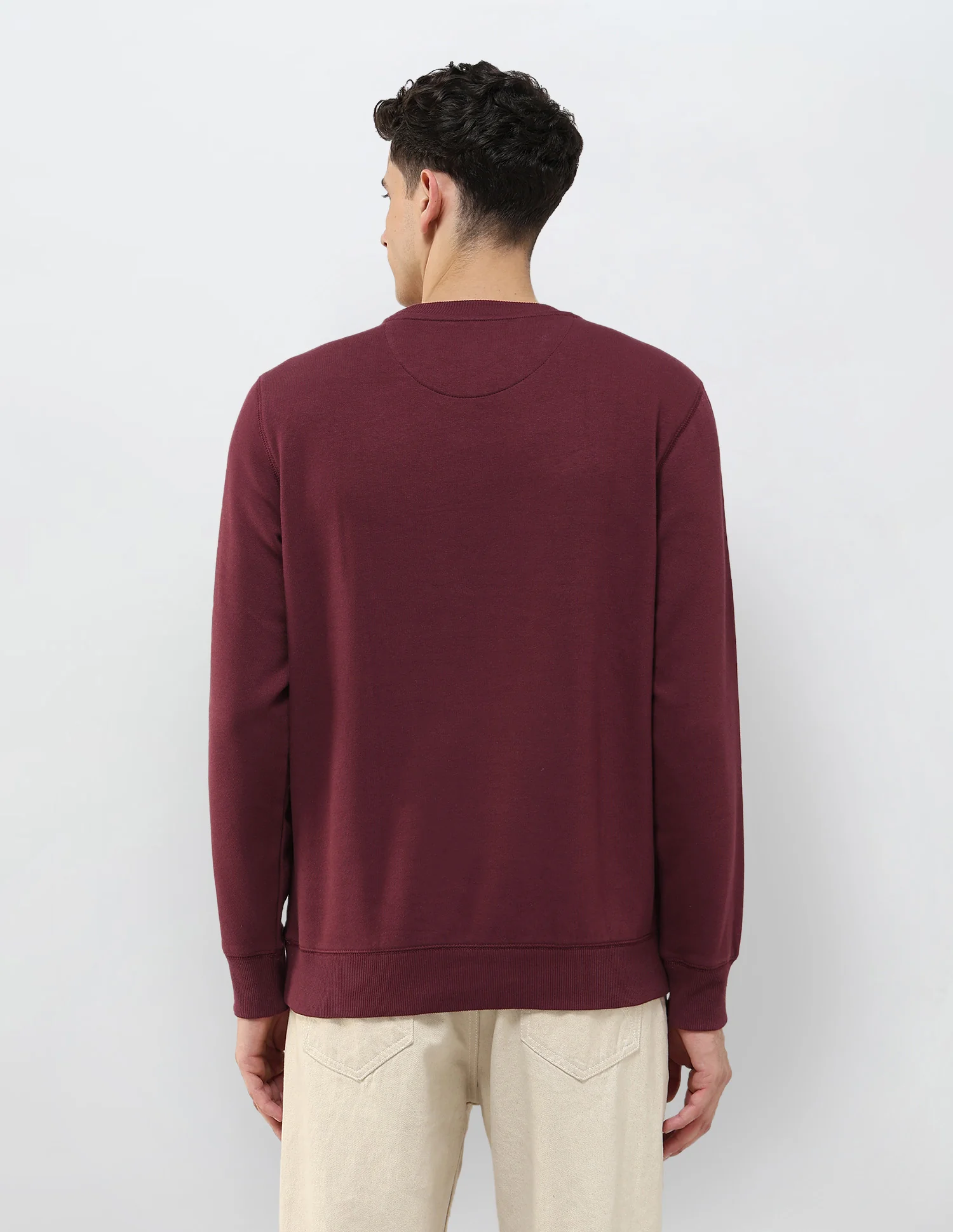 Brand Printed Regular Fit Sweatshirt - Image 5