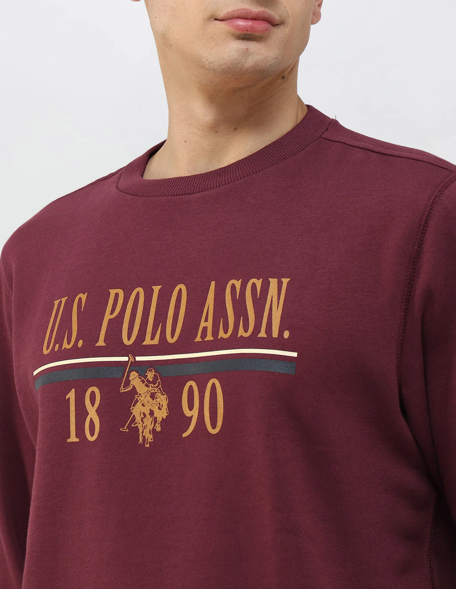 Brand Printed Regular Fit Sweatshirt - Image 7