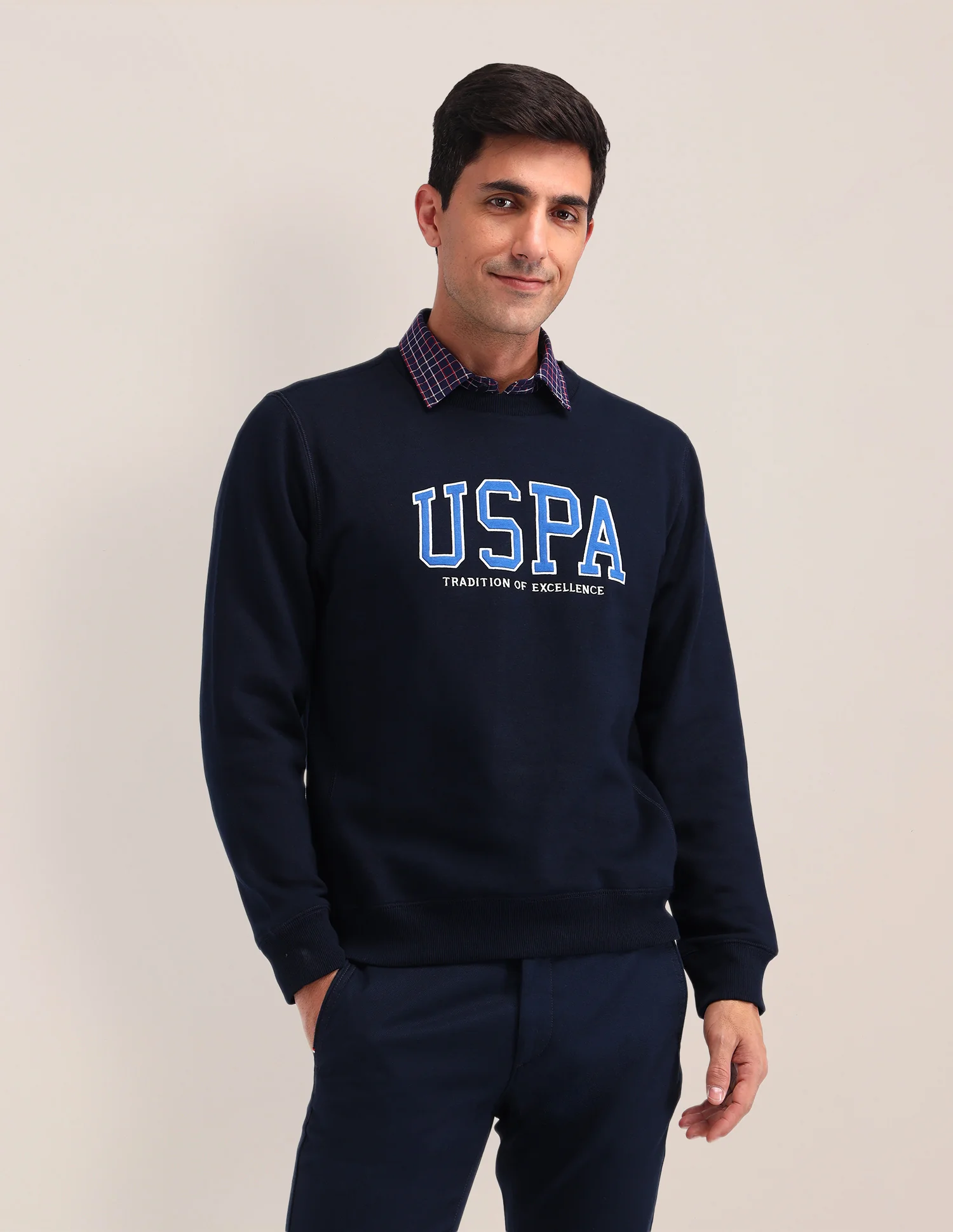 Brand Printed Regular Fit Sweatshirt